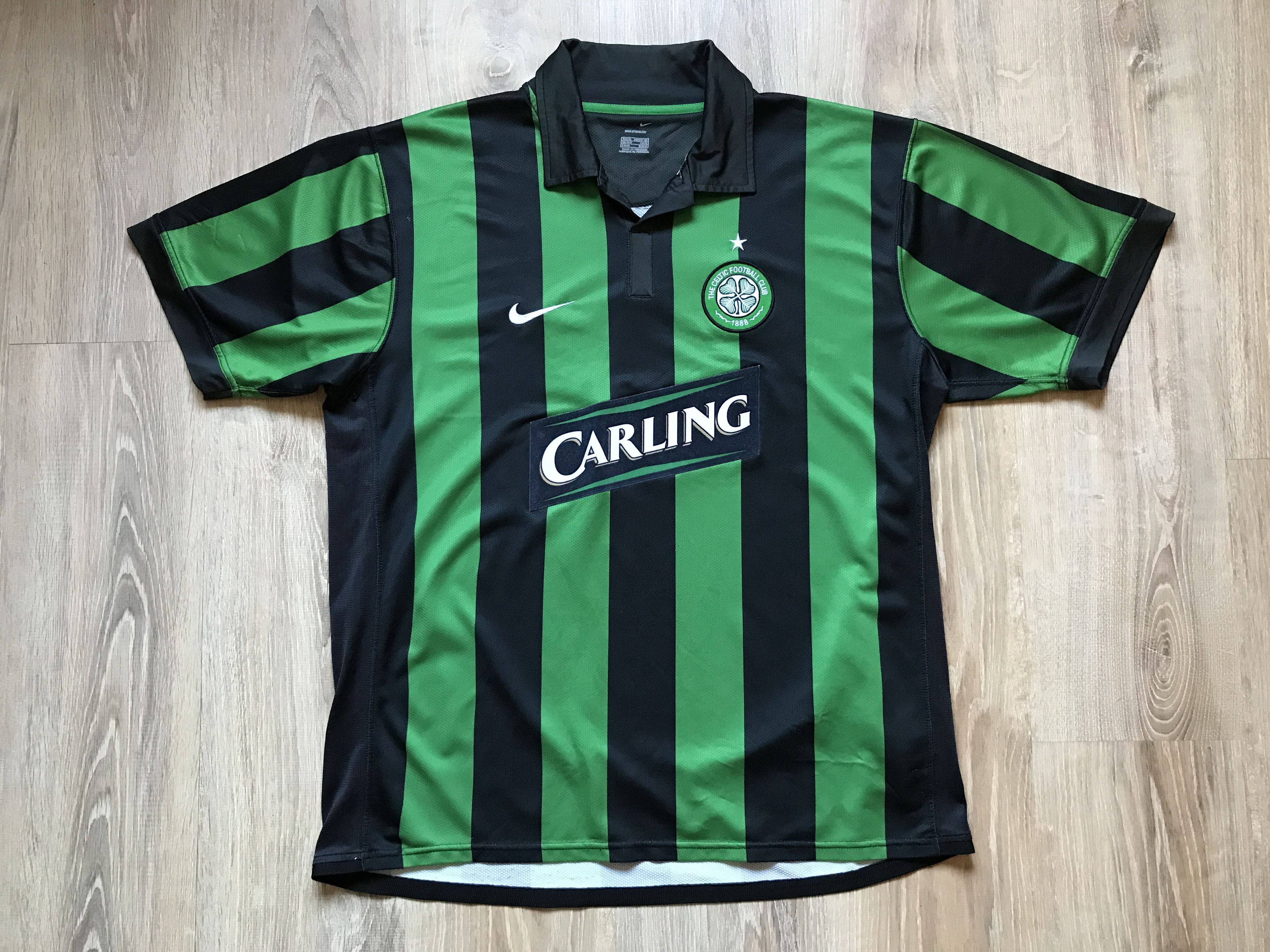 Nike × Vintage Vintage Nike Celtic Away Shirt 2006-2008 Size US XL / EU 56 / 4 - 1 Thumbnail