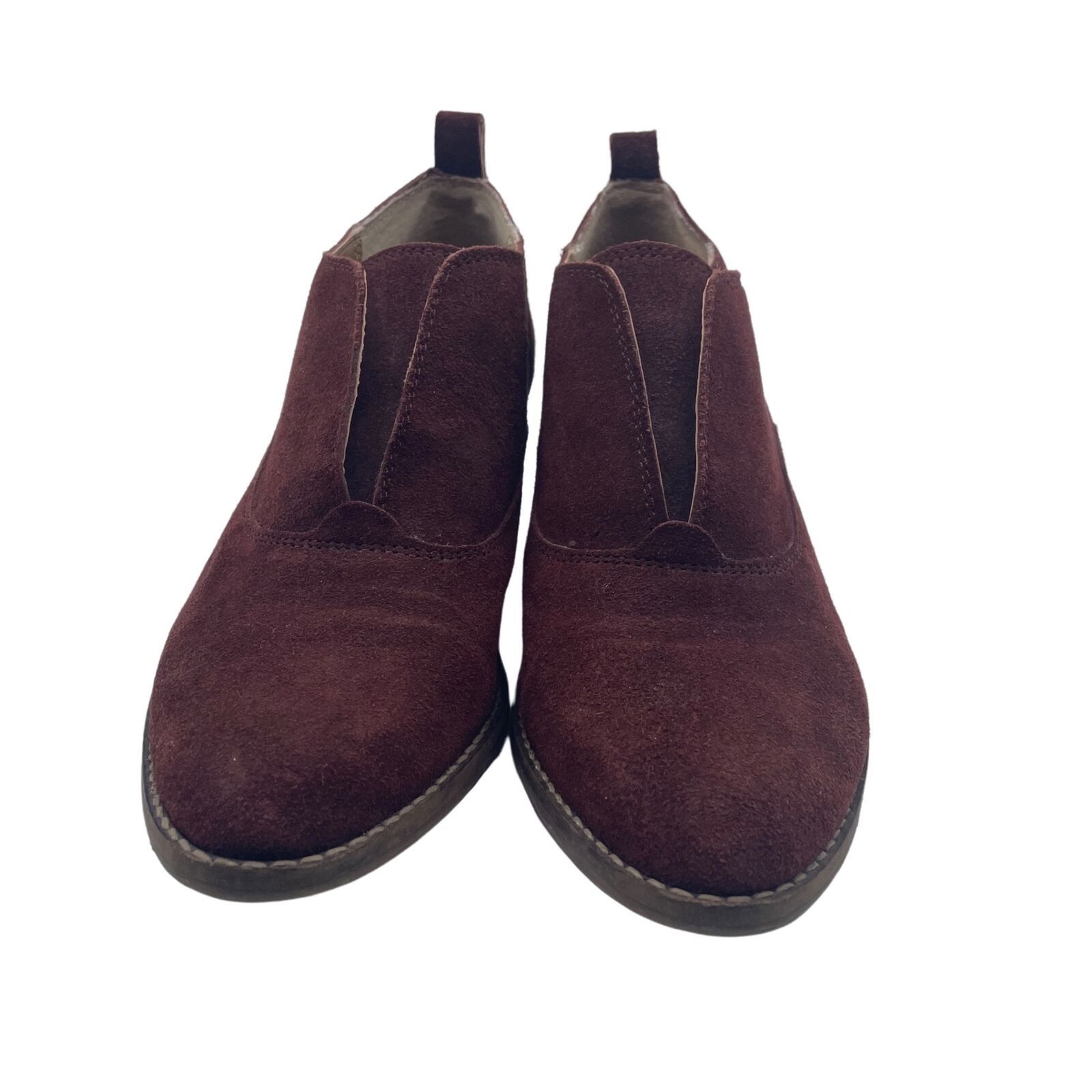 Lucky Brand Lucky Brand Fimberly Booties Suede Leather Red Womens 8.5 Size US 8.5 / IT 38.5 - 3 Thumbnail