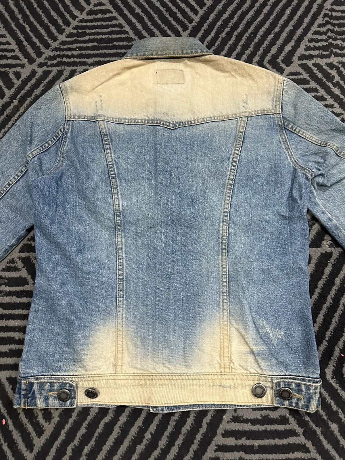 Vintage Vintage DESIGNWORK Acidwash Style Buttoned Denim Jacket Size US S / EU 44-46 / 1 - 8 Thumbnail