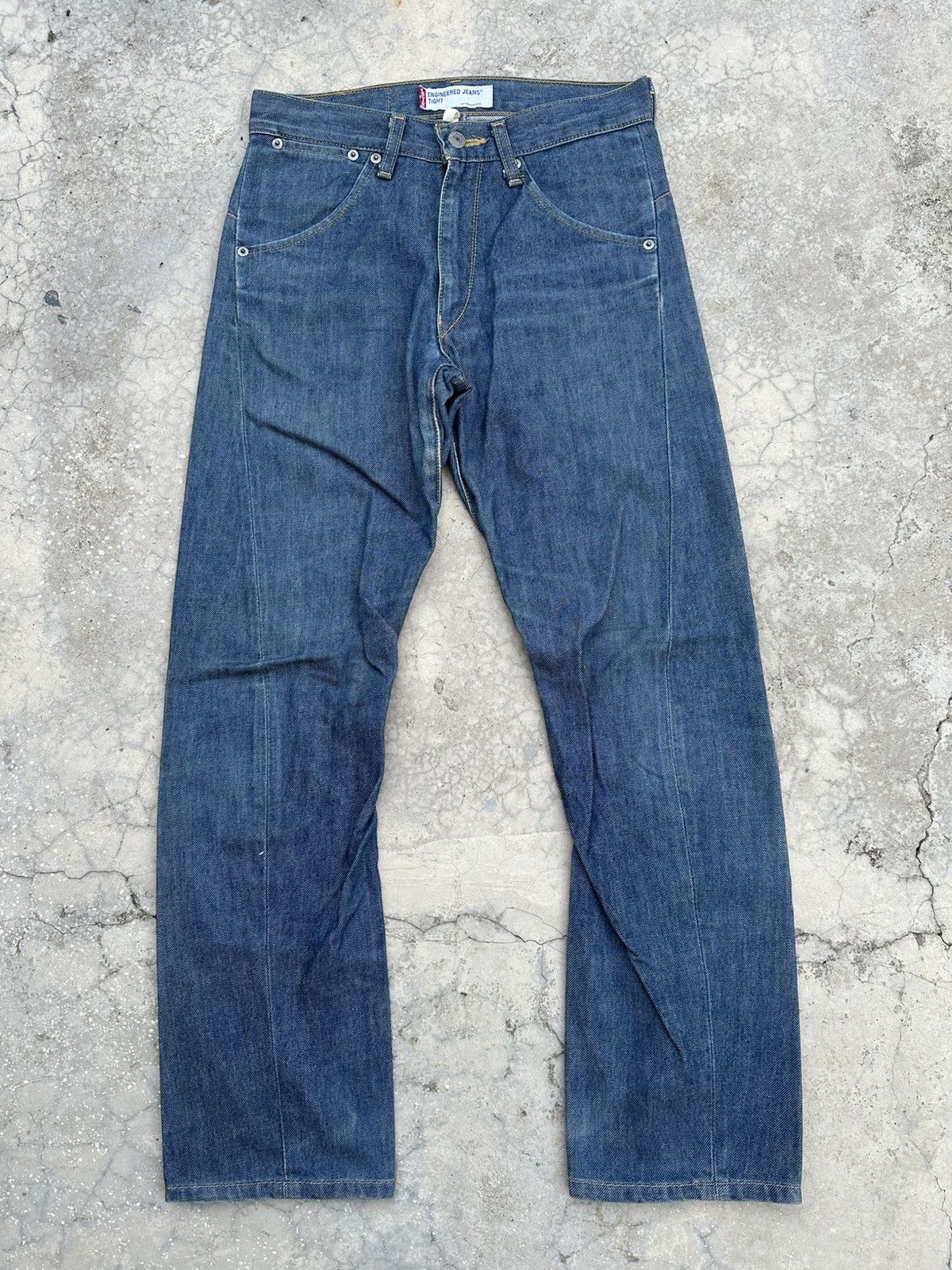 Levi's Vintage Levis Engineered Single Pocket Denim Jeans Size US 29 - 1 Thumbnail