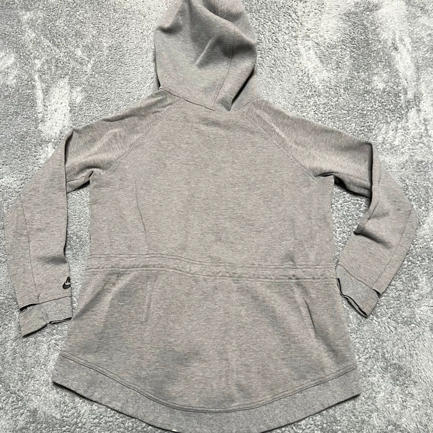 Nike Nike Tech Fleece Hoodie Womens Medium Gray Asymetrical Full Zip Jacket 684928 Staining Size M / US 6-8 / IT 42-44 - 3 Thumbnail