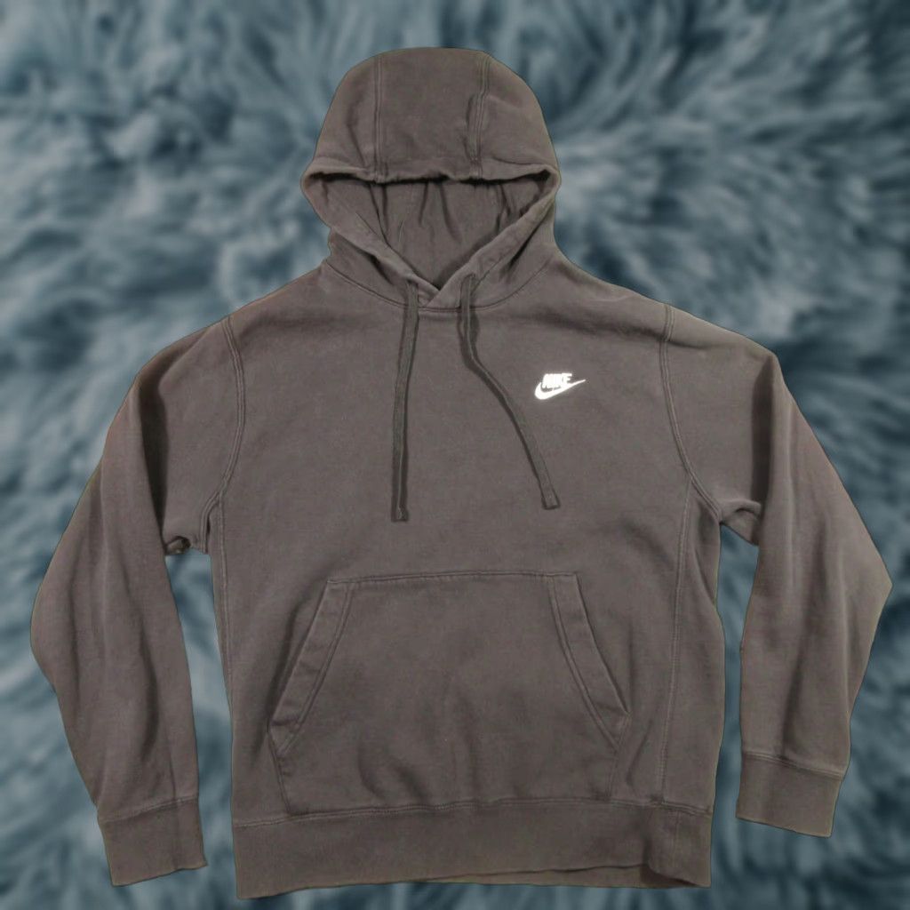 Nike VINTAGE Nike Hoodie Mens S Small Black Fleece Pullover Pouch Embroidered Swoosh EUC Size US S / EU 44-46 / 1 - 1 Thumbnail