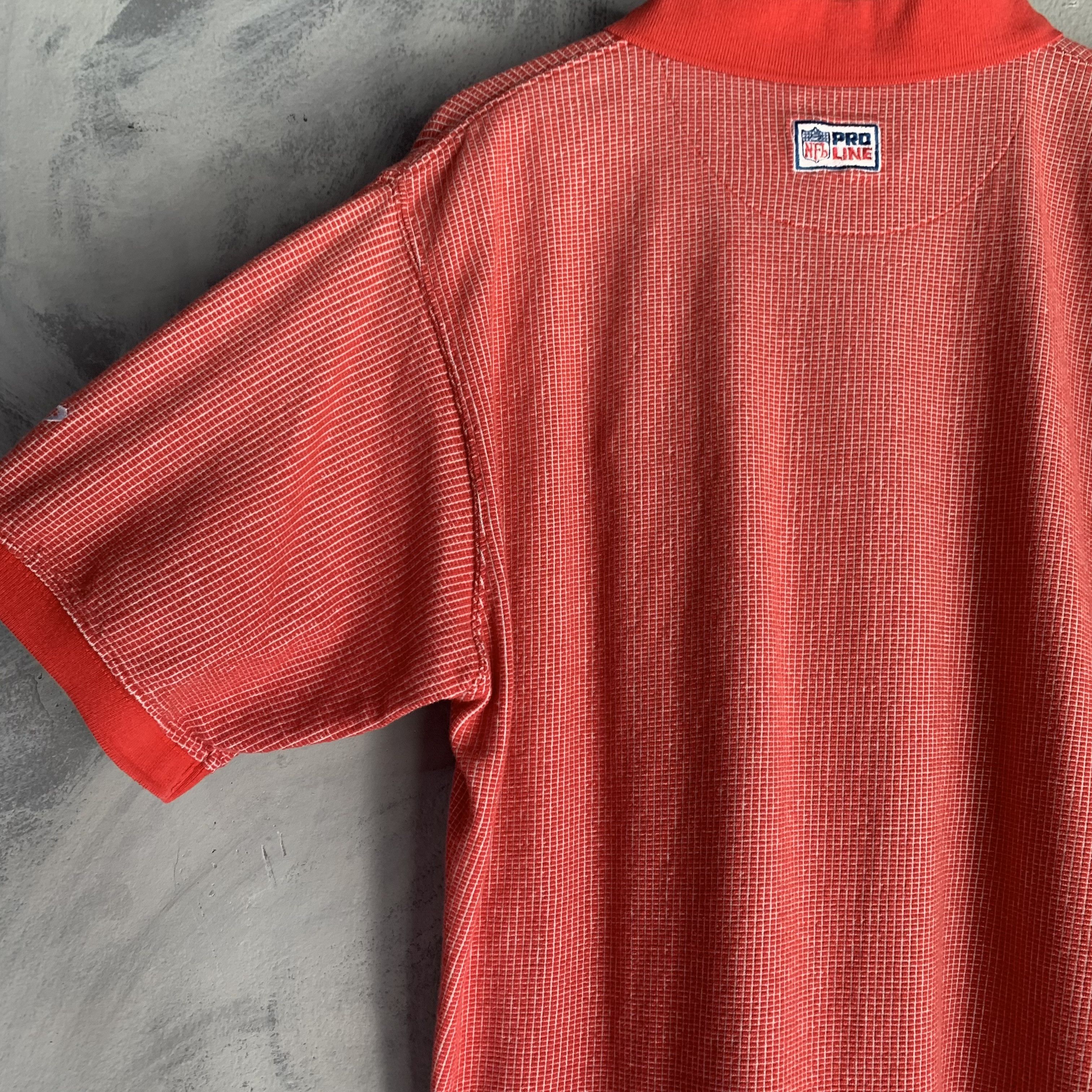 NFL Vtg Kansas City Chiefs Logo Athletic Polo Shirt Mens L NFL Size US L / EU 52-54 / 3 - 6 Thumbnail