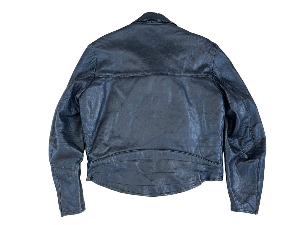 Vintage Vintage 70s Mascot England Black Leather Rider Jacket Racer Size US L / EU 52-54 / 3 - 2 Thumbnail