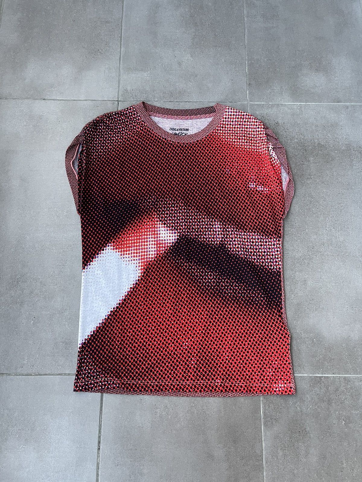 Zadig & Voltaire !DS! SS23 Zadig & Voltaire Adele Bouche Smoke Red Tank Top Size US S / EU 44-46 / 1 - 5 Thumbnail