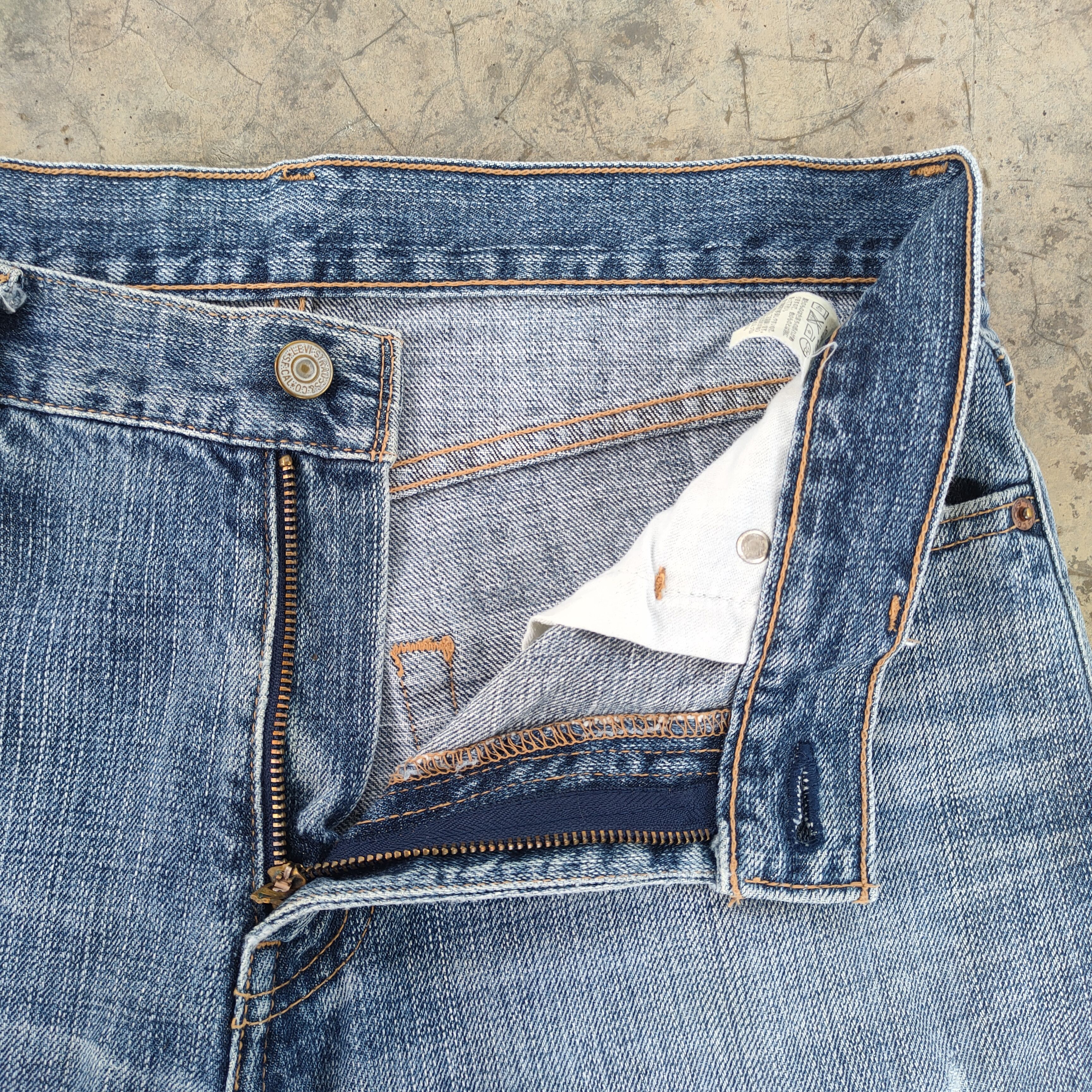 Levi's Vintage Clothing VINTAGE LEVI'S 533 FADED DENIM JEANS PANTS Size US 33 - 8 Thumbnail