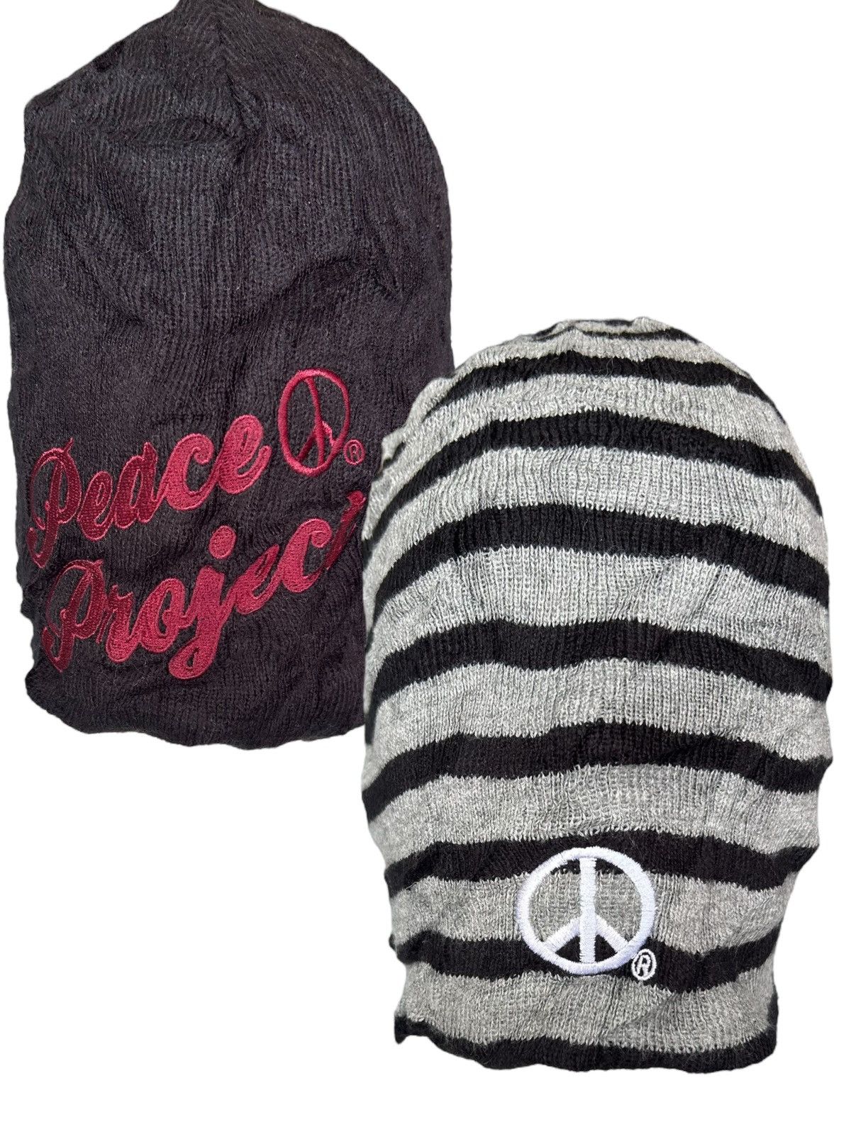 Japanese Brand × Kapital × Vintage Peace Reversible Punk Rock Style big Beanie Hats ☠️☠️ Size ONE SIZE - 1 Thumbnail