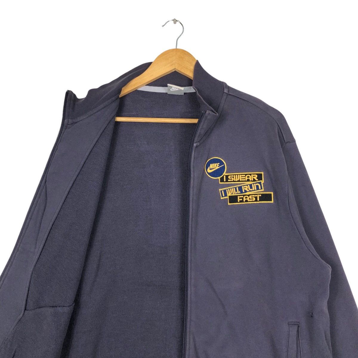 Japanese Brand × Nike I swear I will Run Fast Nike Sweater Jacket Rare Size US M / EU 48-50 / 2 - 10 Thumbnail