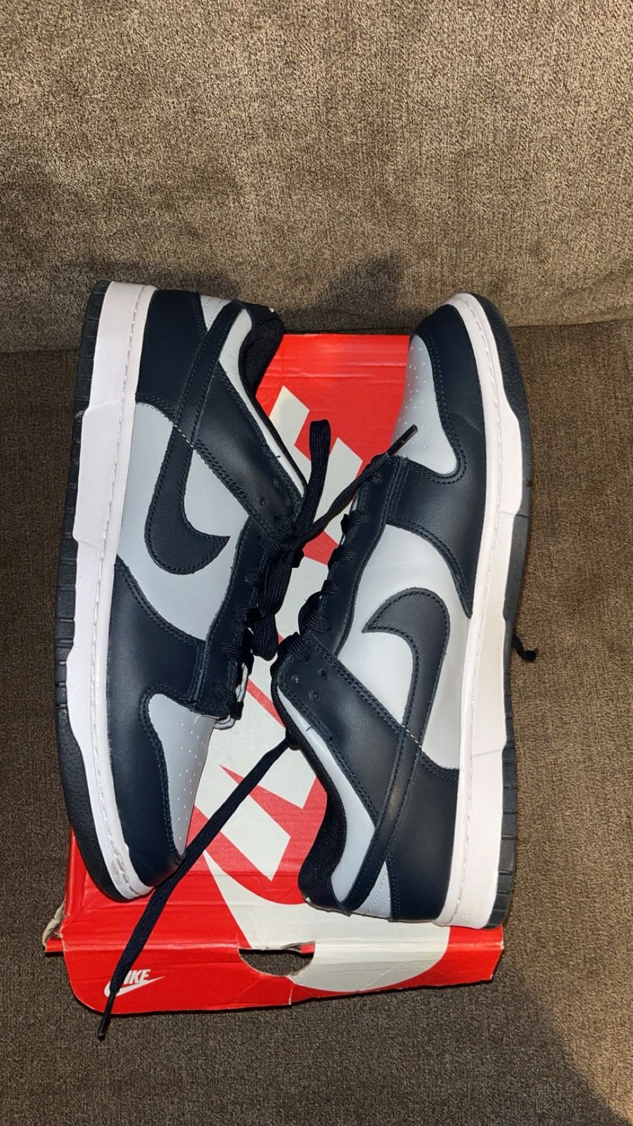 Nike Size 13 - Nike Dunk Low Georgetown Size US 13 / EU 46 - 2 Thumbnail