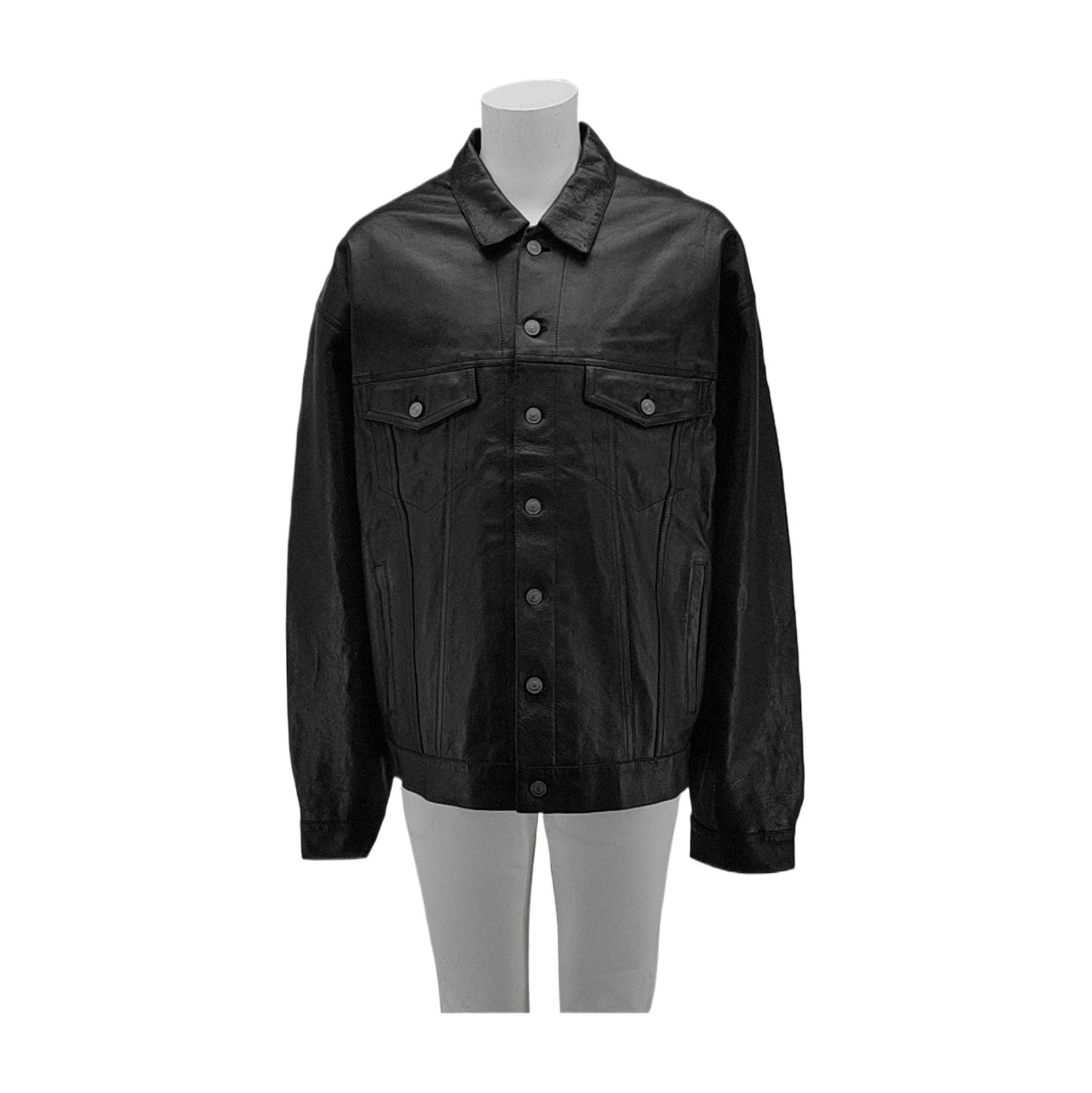 Balenciaga Balenciaga Unifit Buffalo Leather Jacket S Size US S / EU 44-46 / 1 - 1 Thumbnail