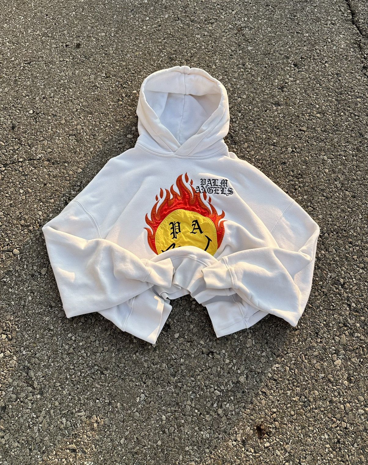 Palm Angels Palm Angels Smile Oversized Hoodie Size US S / EU 44-46 / 1 - 1 Thumbnail