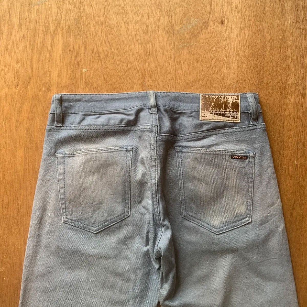 Volcom RARE ‼️ VINTAGE VOLCOM JEANS BLANK STREETWEAR FADED PANTS Size US 31 - 12 Thumbnail