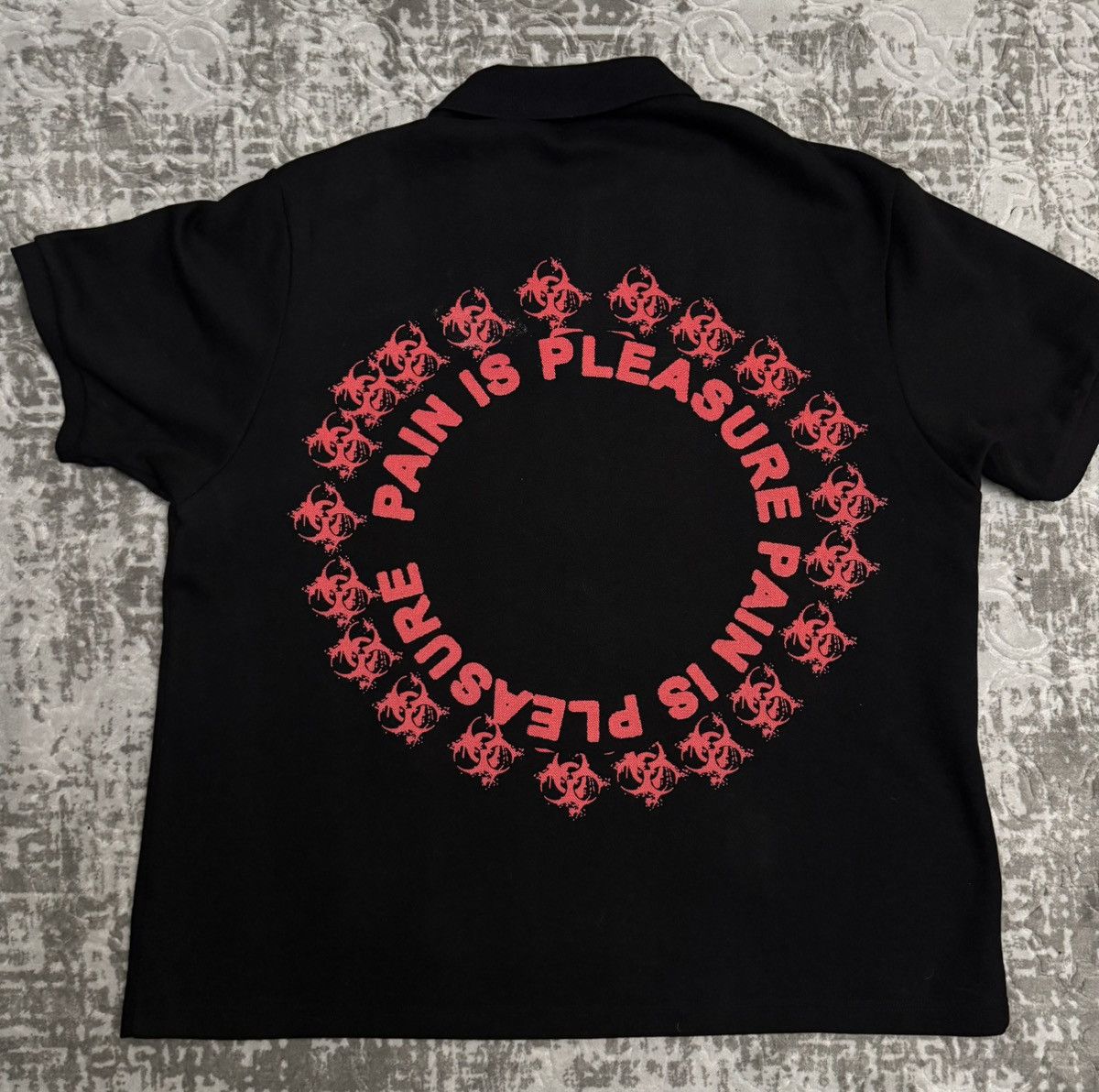 Japanese Brand Droland miller pain is pleasure polo Size US XL / EU 56 / 4 - 2 Thumbnail