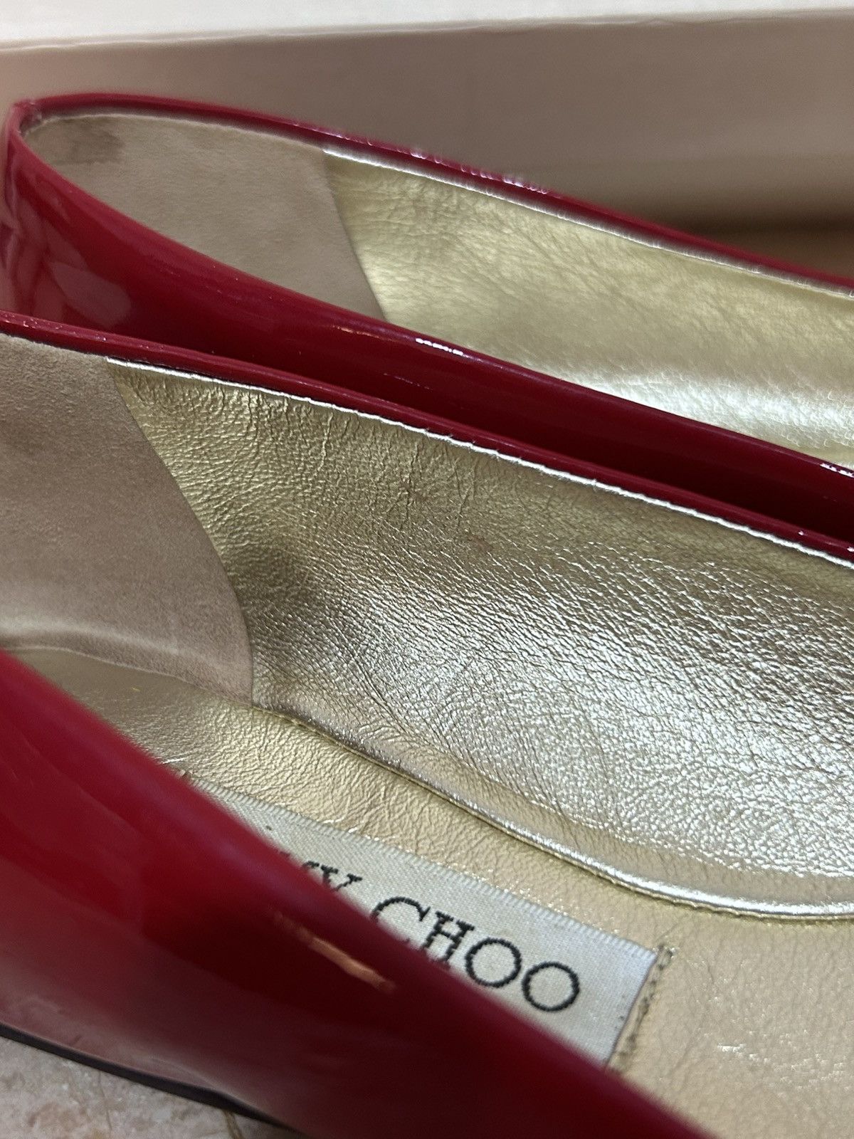 Jimmy Choo Ballerines Jimmy chop bordeaux red 36 Size US 5 / IT 35 - 6 Thumbnail
