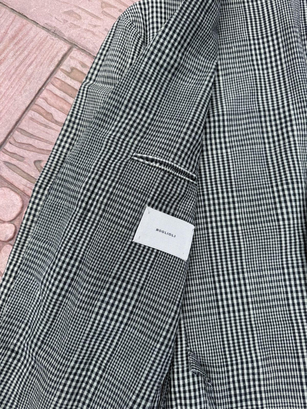 Boglioli Rare! BOGLIOLI "Dover" Checkered Made in ITALY Blazer Jacket Size 48R - 3 Thumbnail