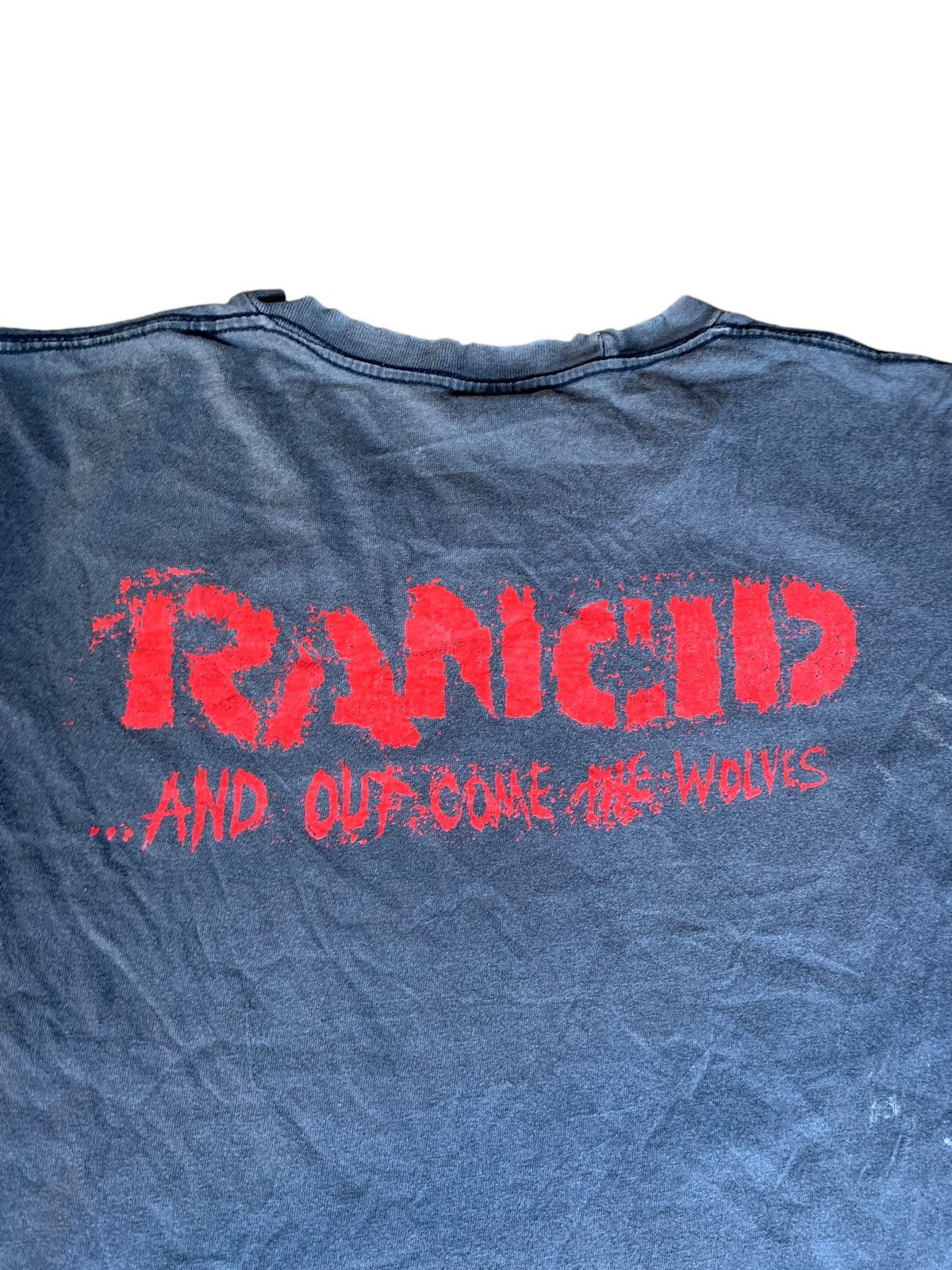 Band Tees × Vintage VINTAGE RANCID PUNK SUNFADED WALL OF FAME DISTRESSED SHIRT Size US S / EU 44-46 / 1 - 21 Thumbnail