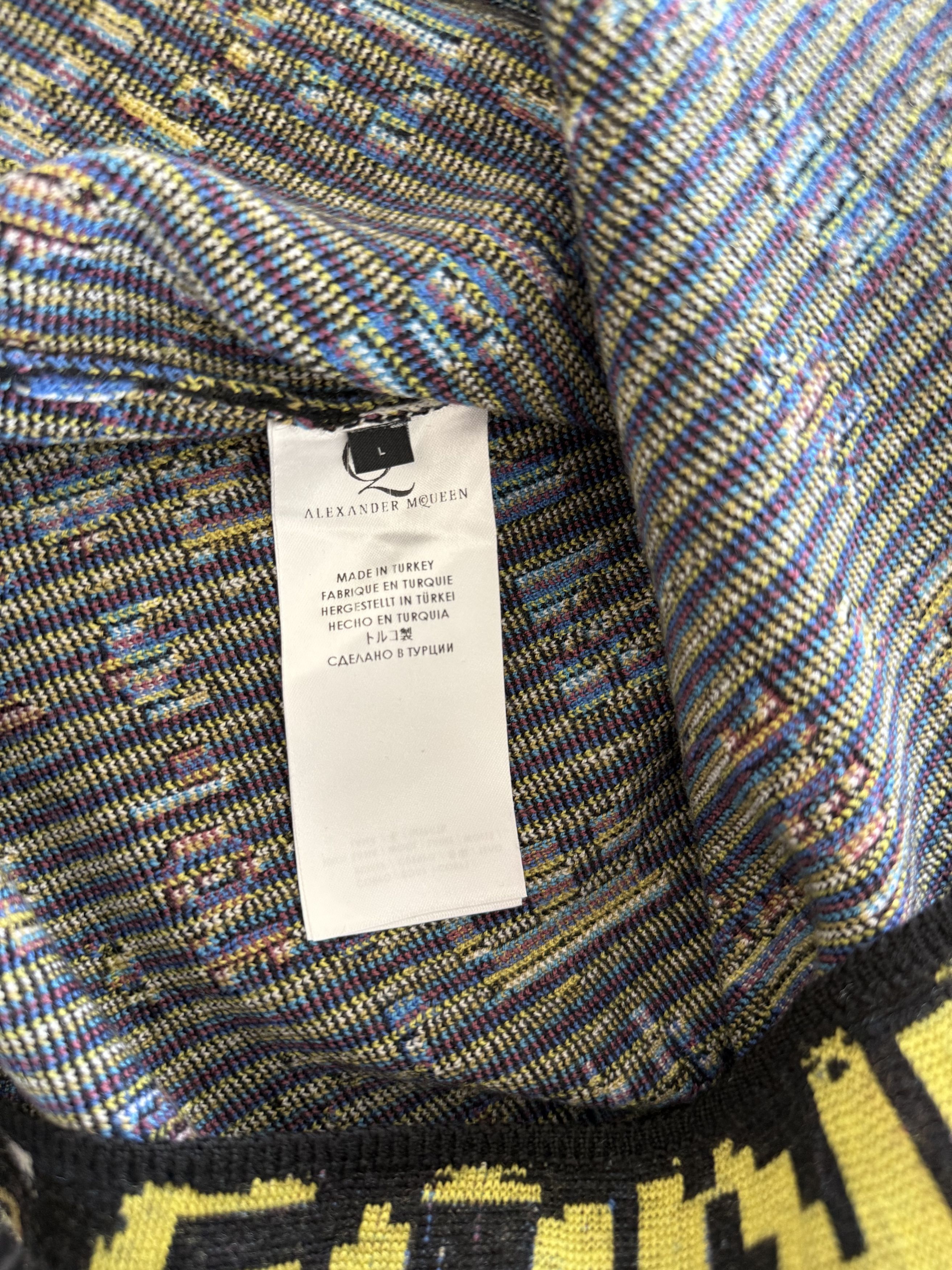 McQ Alexander McQueen MCQ Alexander McQueen Video Game Knit Sweater Size US L / EU 52-54 / 3 - 4 Thumbnail