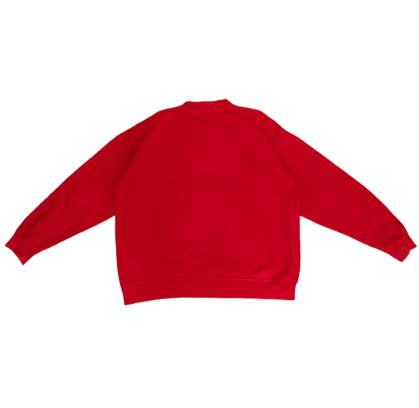 Burberry Vintage 90s Burberrys Red Embroidered Oversize Sweatshirt Size US M / EU 48-50 / 2 - 9 Thumbnail