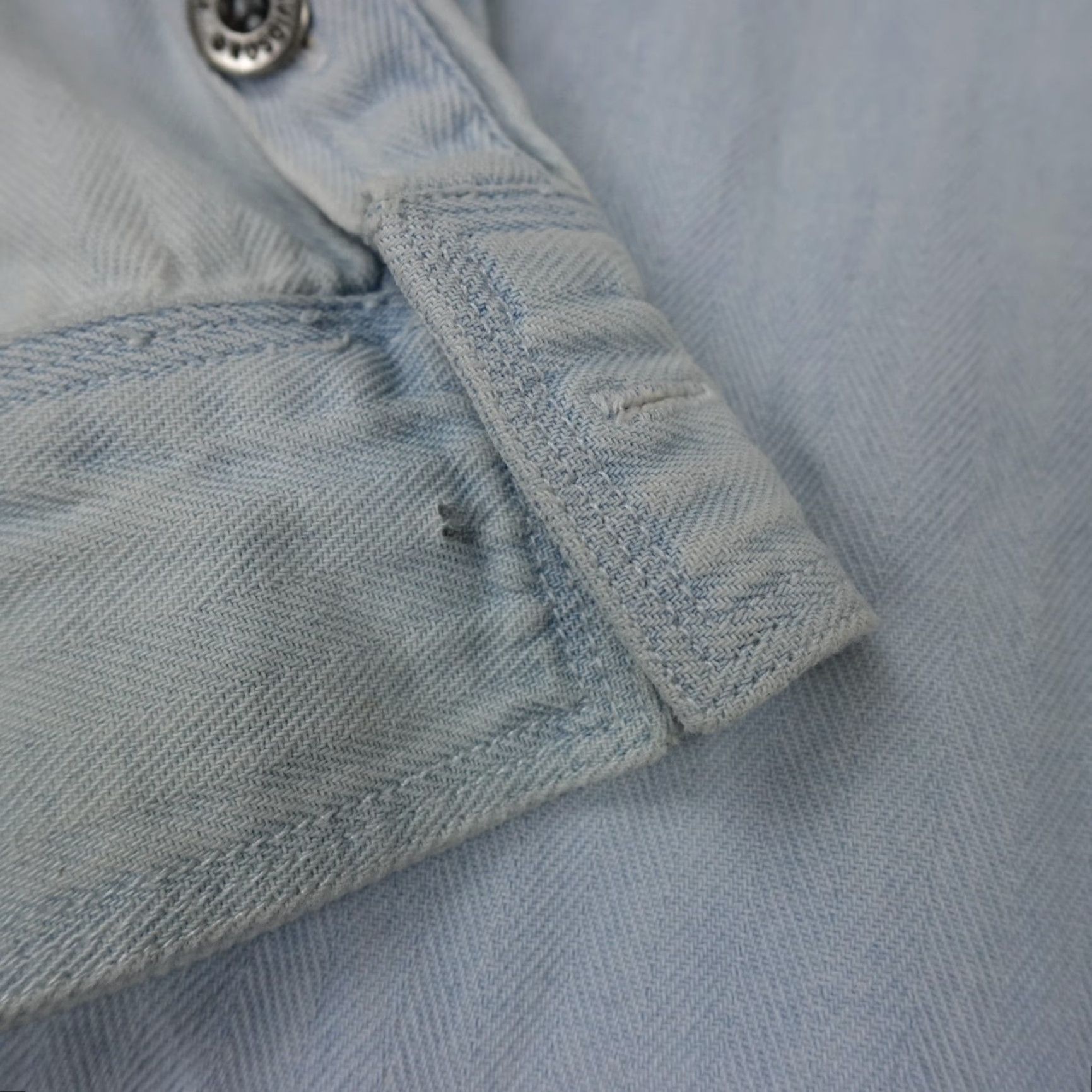 Harley Davidson Harley-Davidson Shirt Mens L Blue Denim Chambray Motorcycle Biker Shacket Shirt Mens Large Denim Chambray Harley-Davidson Size US L / EU 52-54 / 3 - 7 Thumbnail