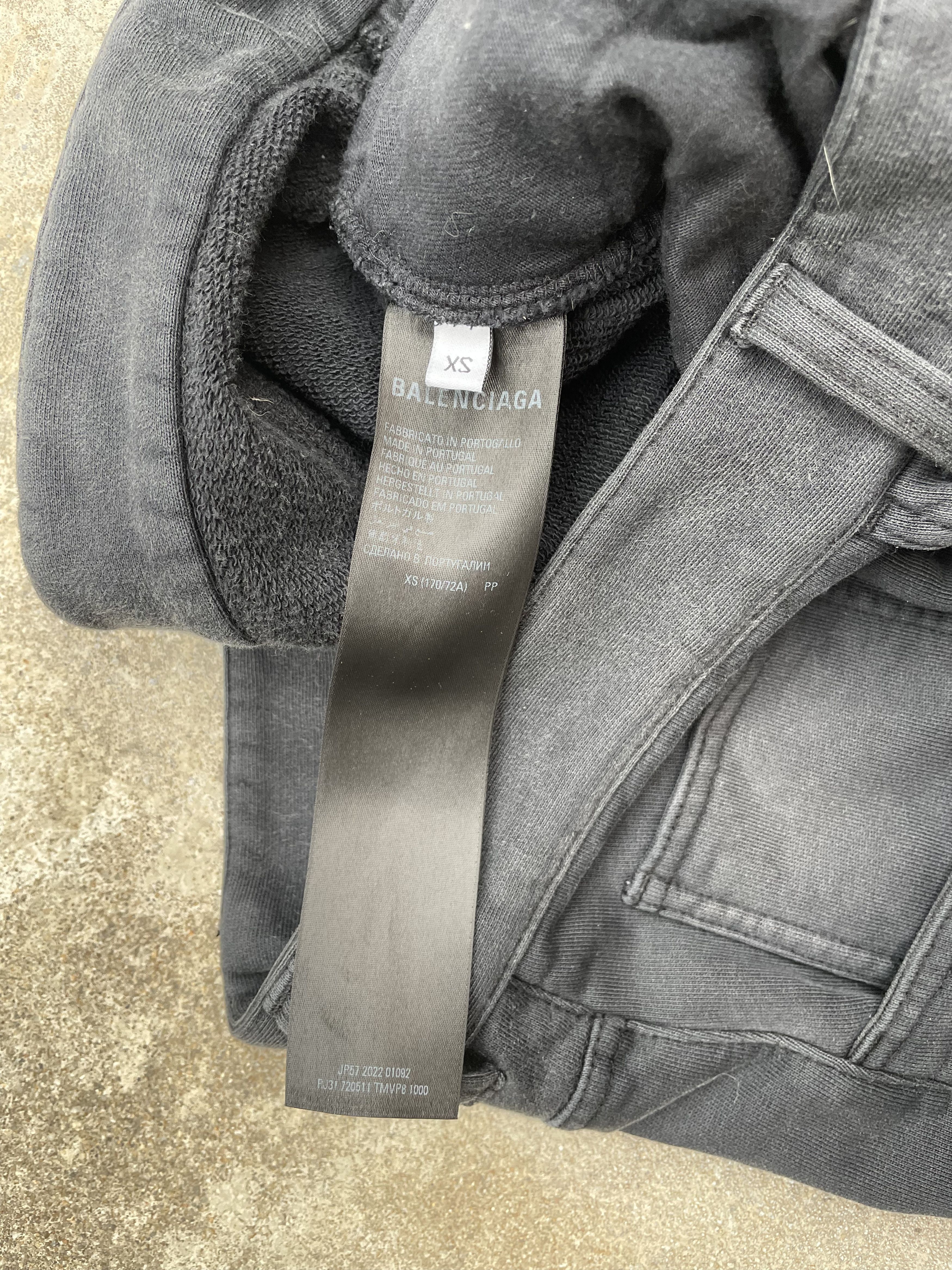 Balenciaga FW22 Trompe-l'œil Denim Print Sweatpants Size US 32 / EU 48 - 9 Thumbnail