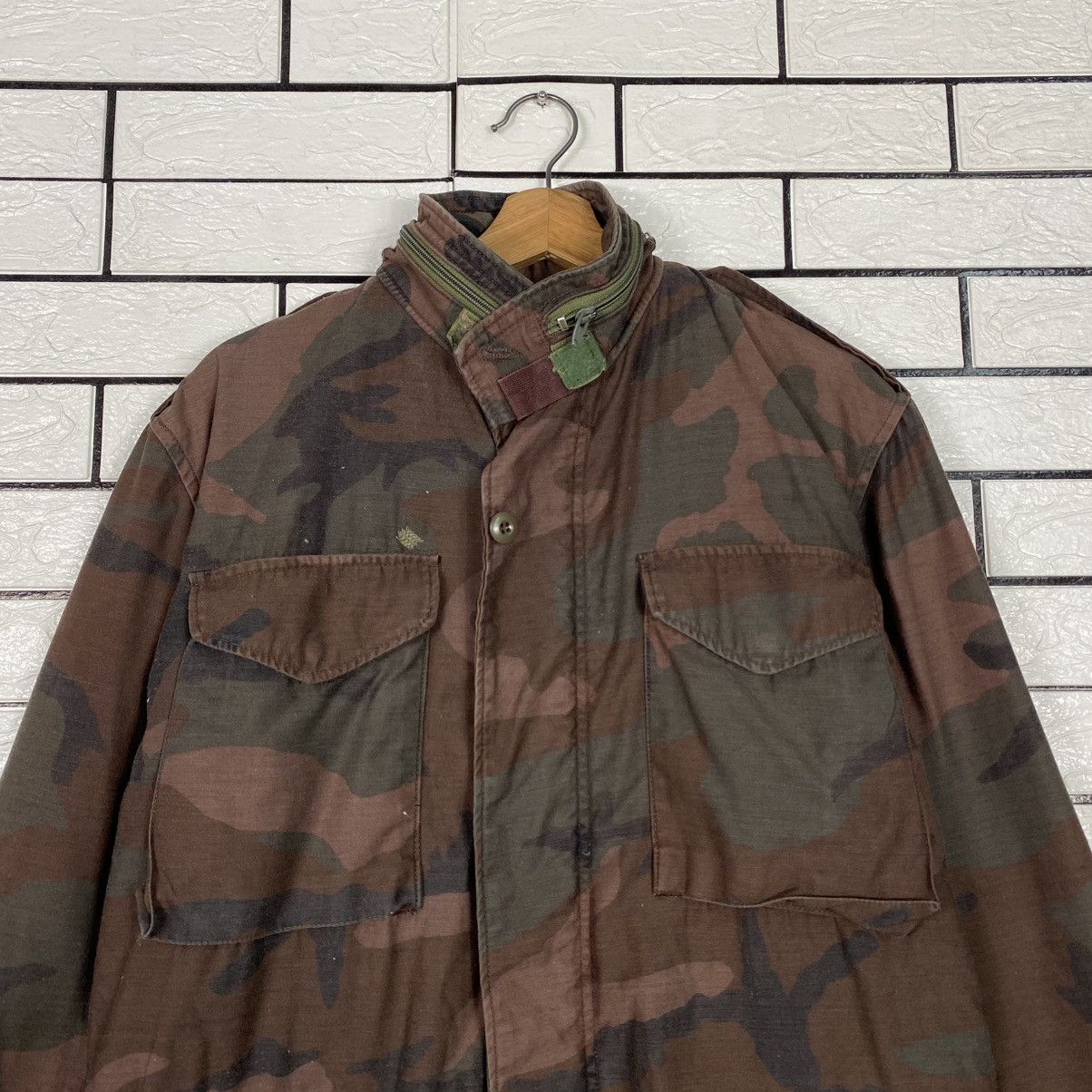 Vintage Vintage M51 Chore Military Jacket Camoflouge Multi Pocket Size US S / EU 44-46 / 1 - 4 Thumbnail