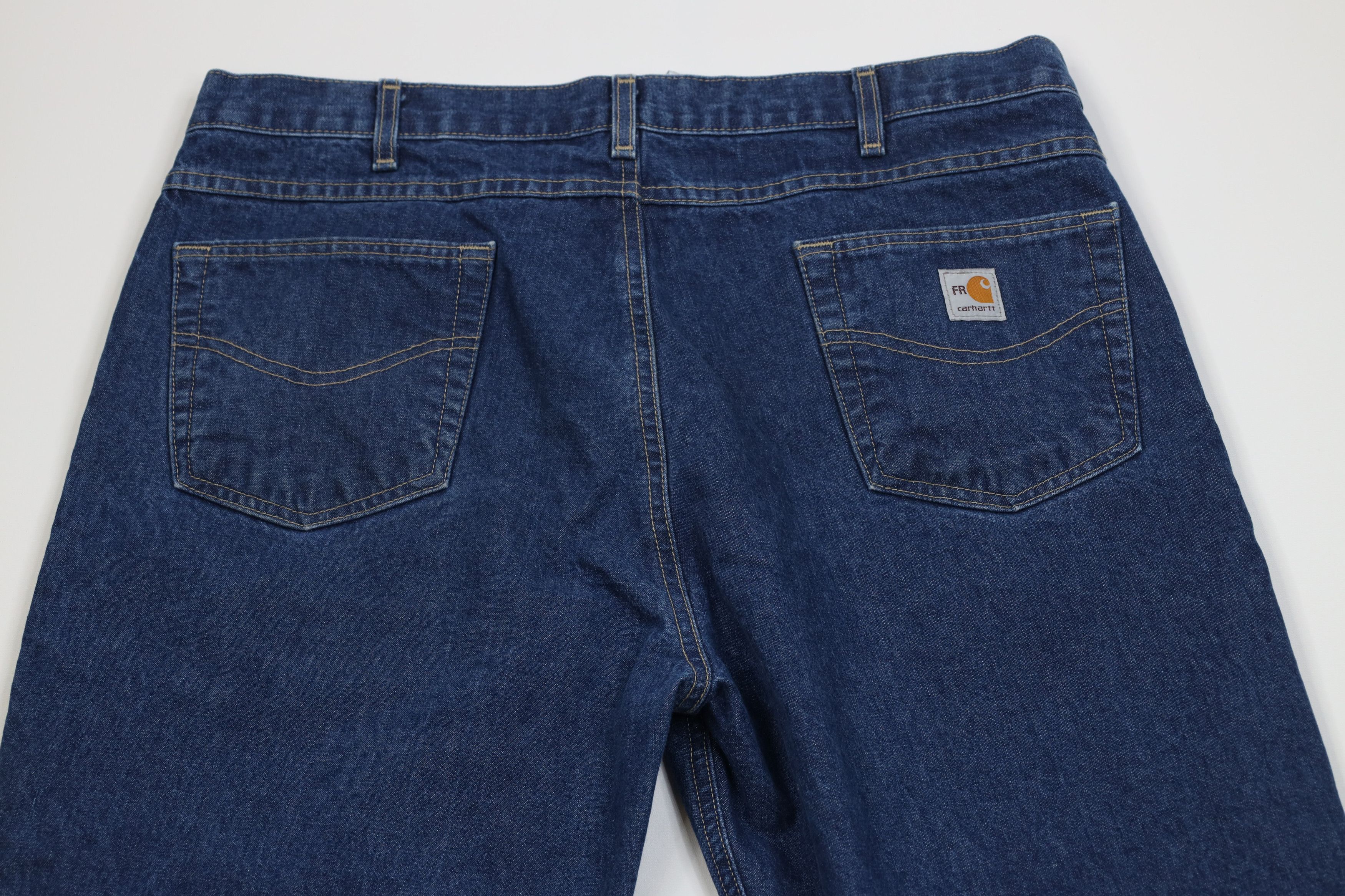 Carhartt Vintage Y2K Carhartt FR Resistant Relaxed Fit Wide Leg Jeans Size US 40 / EU 56 - 13 Thumbnail