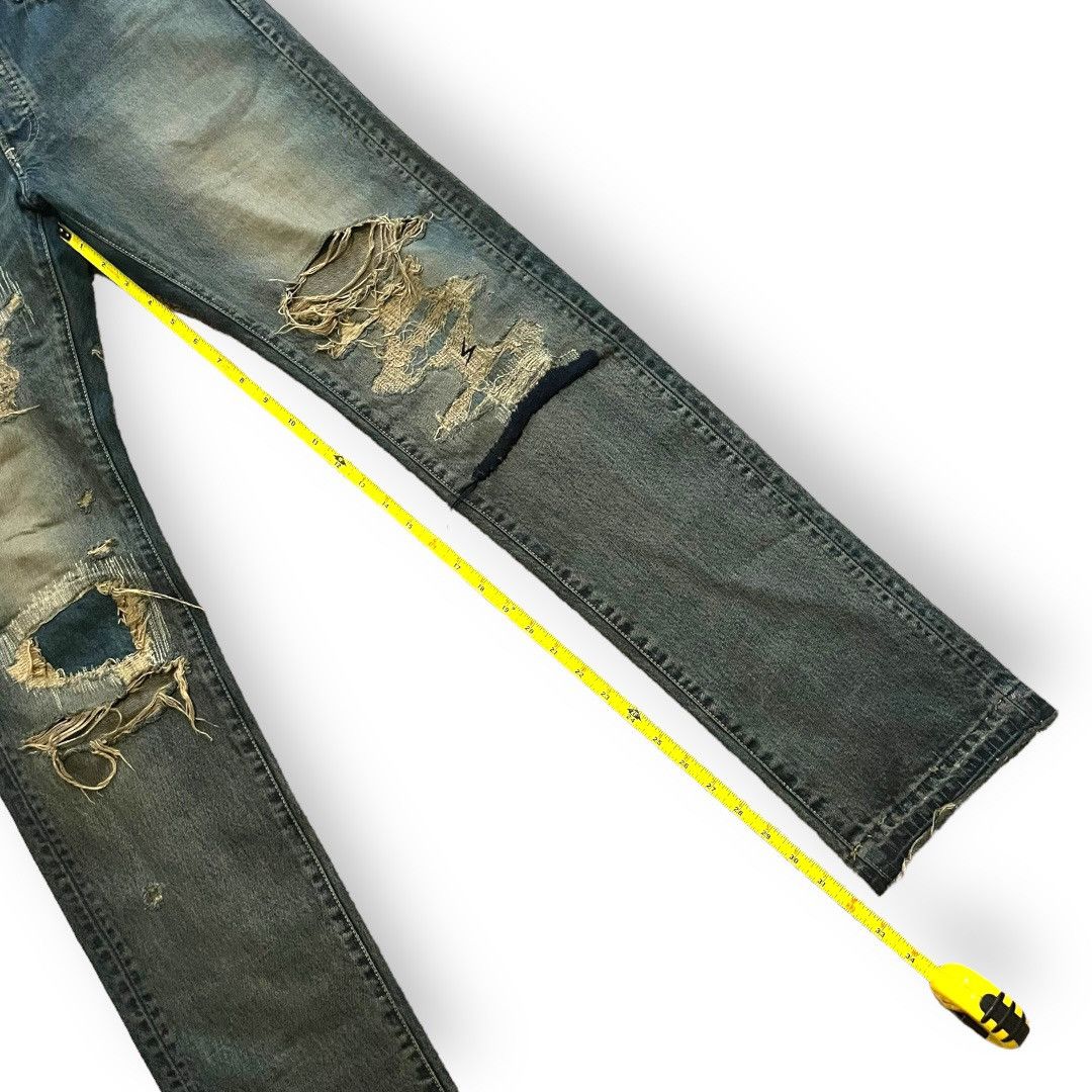 Jun Takahashi × Undercover Undercover 68 Navy Yarn Denim Size 4 Size US 32 / EU 48 - 4 Thumbnail