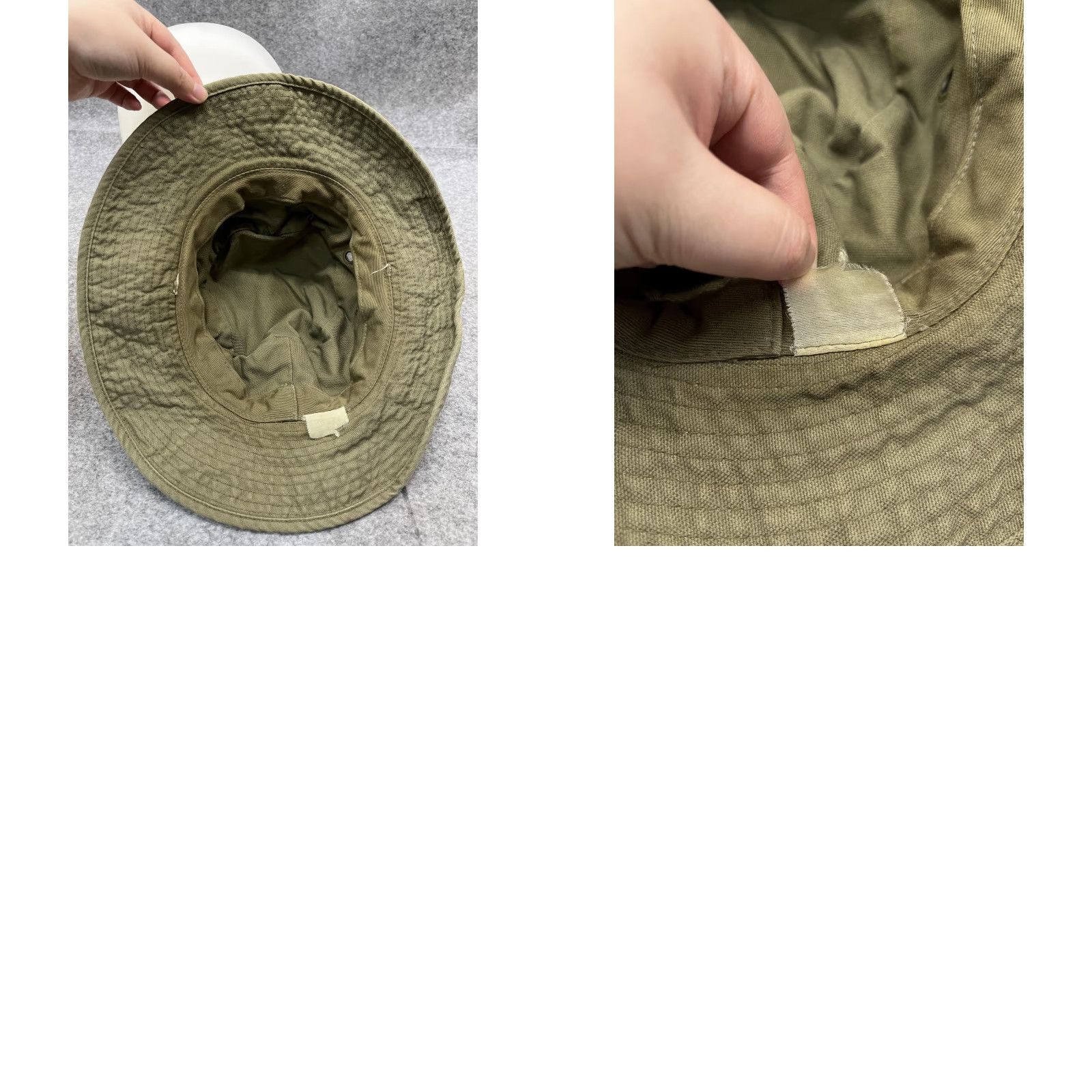Vintage South Dakota Hat Bucket Mens Large Green Cotton Wide Brim Outdoor Size ONE SIZE - 9 Thumbnail