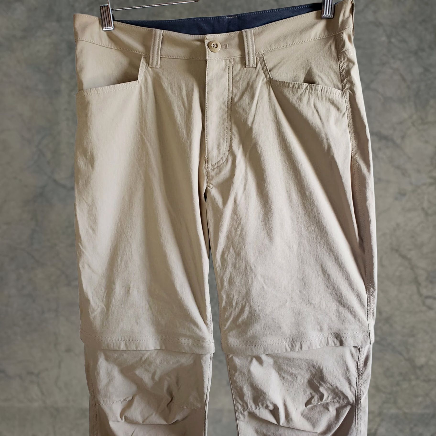 Eddie Bauer Eddie Bauer Mens Convertible Tech Pants Pants 32x30 Khaki Tan Stretch Pockets 5-Pocket Regular Straight Beige Mens Size US 32 / EU 48 - 1 Thumbnail