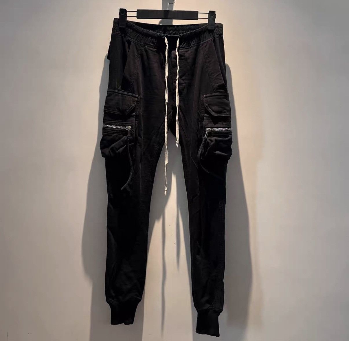 Rick Owens Mainline Classic Drawstring Pocket Cargo Pants