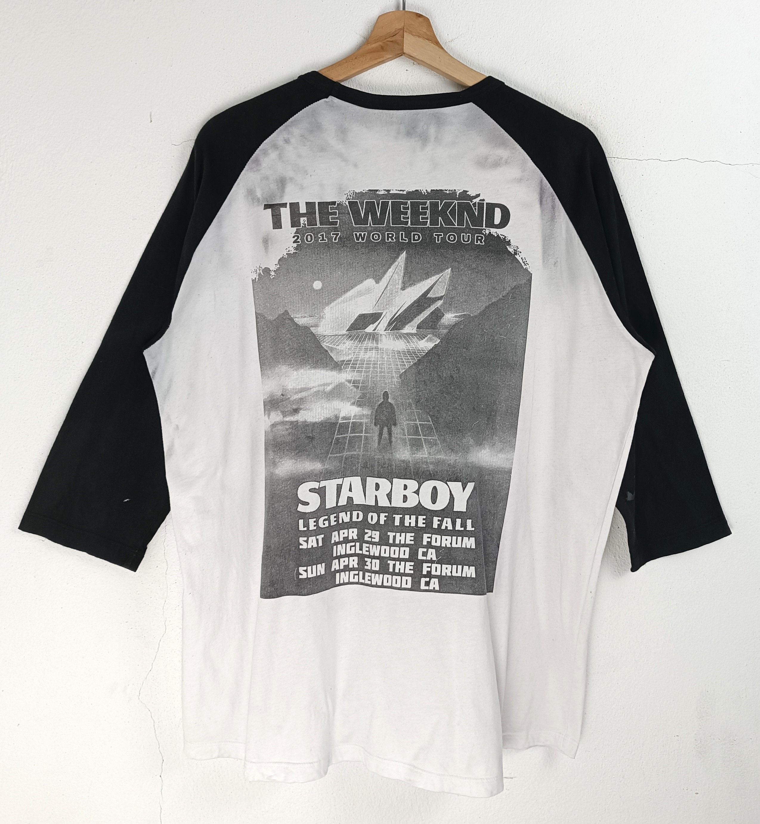 Rap Tees TRASHED THE WEEKND 3Q TEE RAP TEES HIP HOP SELENA BIEBER Size US XL / EU 56 / 4 - 4 Thumbnail