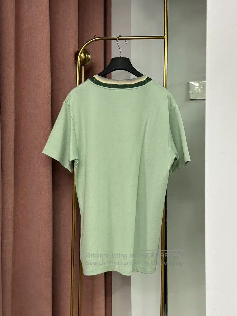 Acne Studios Acne Studios Green and Blue Smiley Collar Short Sleeve T-S Size US S / EU 44-46 / 1 - 3 Thumbnail