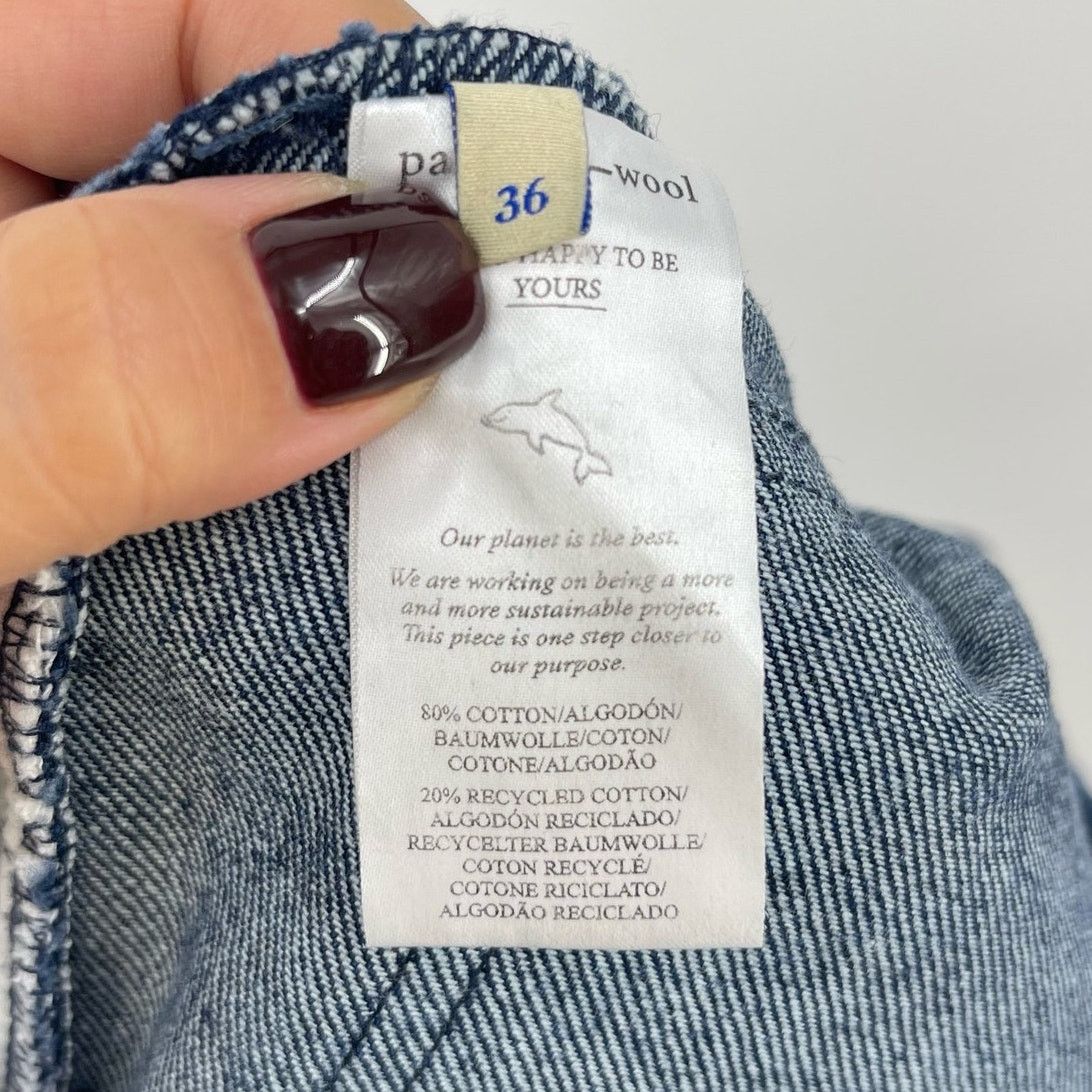 Paloma Wool Paloma Wool | Keira PW All Over Logo Printed Straight Jeans Size 27" / US 4 / IT 40 - 13 Thumbnail