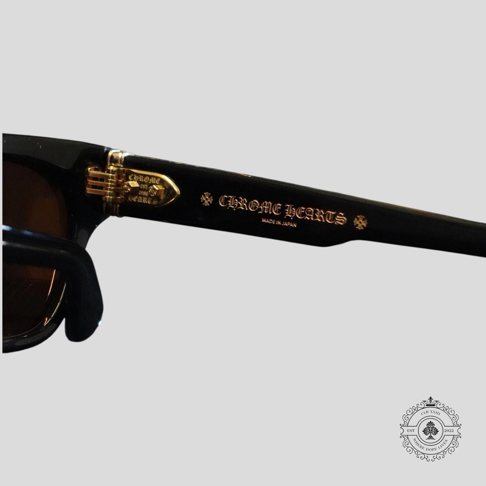 Chrome Hearts Chrome Hearts Midixathrill II Sunglasses in Black/Gold Size ONE SIZE - 6 Thumbnail