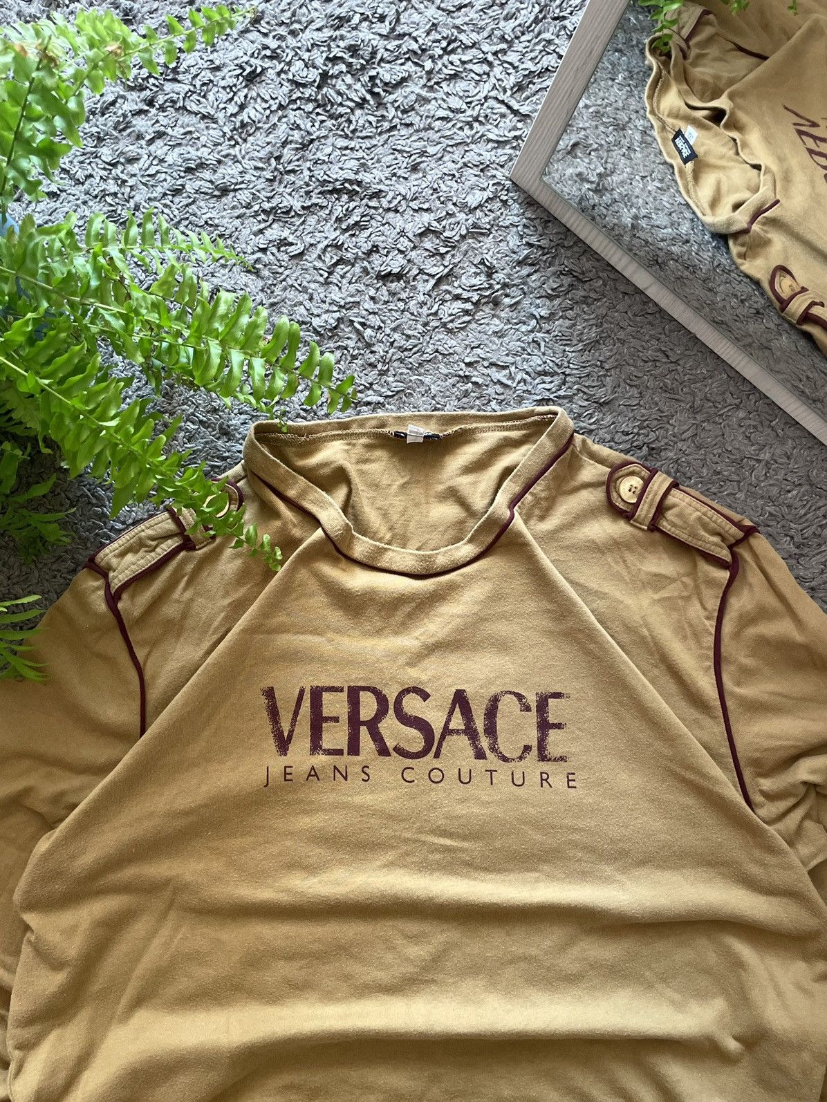 Versace × Vintage Versace Long-sleeve Streetwear Vintage Big Logo Rare Size US L / EU 52-54 / 3 - 8 Thumbnail