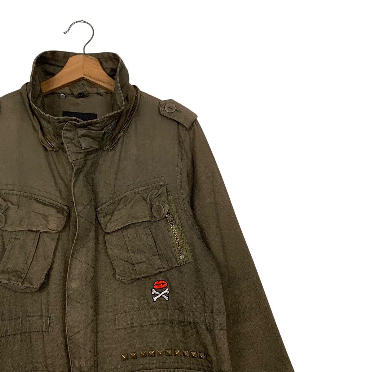 Vintage ☀️Nice design World Wide Love military style parka jacket Size US M / EU 48-50 / 2 - 8 Thumbnail