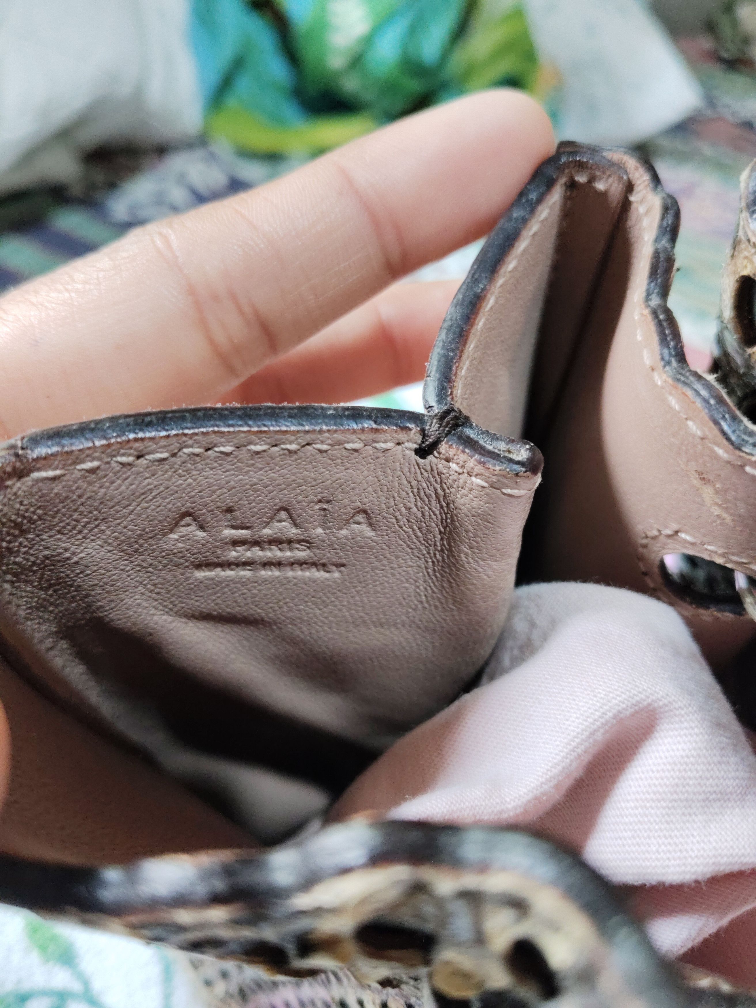 Alaia Alaïa Phyton leather Bucket bag Size ONE SIZE - 5 Thumbnail