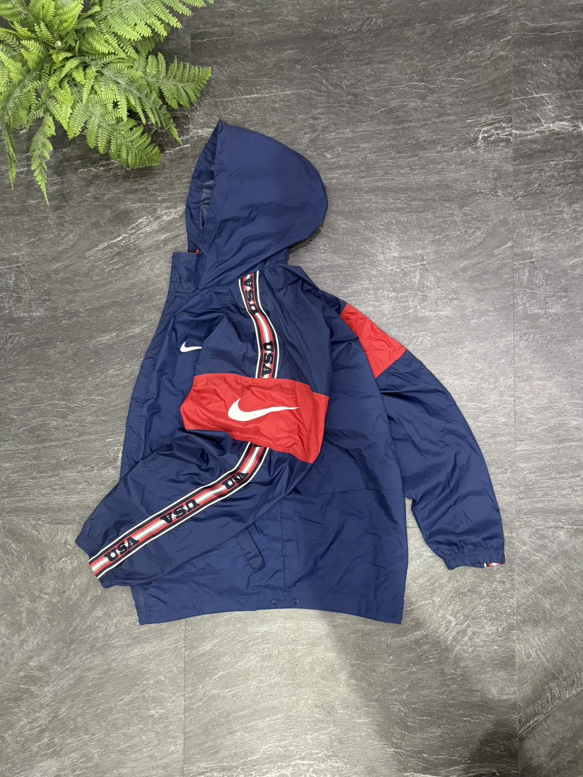 Nike 90s Vintage Nike Double Swoosh Logo Lapmpas Nylon Jacket USA Size US M / EU 48-50 / 2 - 1 Thumbnail