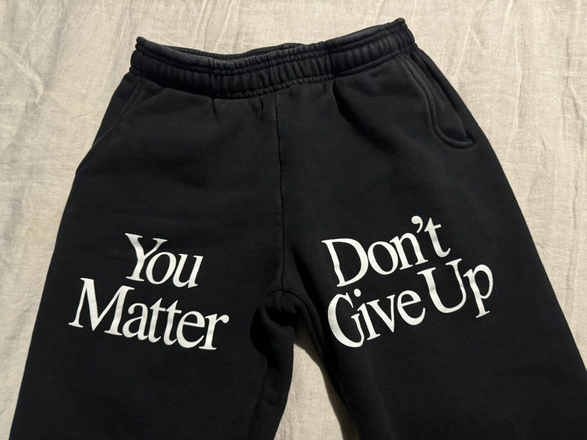 Death Grips × Praying Praying Don't Give Up Sweats Washed Black XL Size 36" / US 14 / IT 50 - 2 Thumbnail