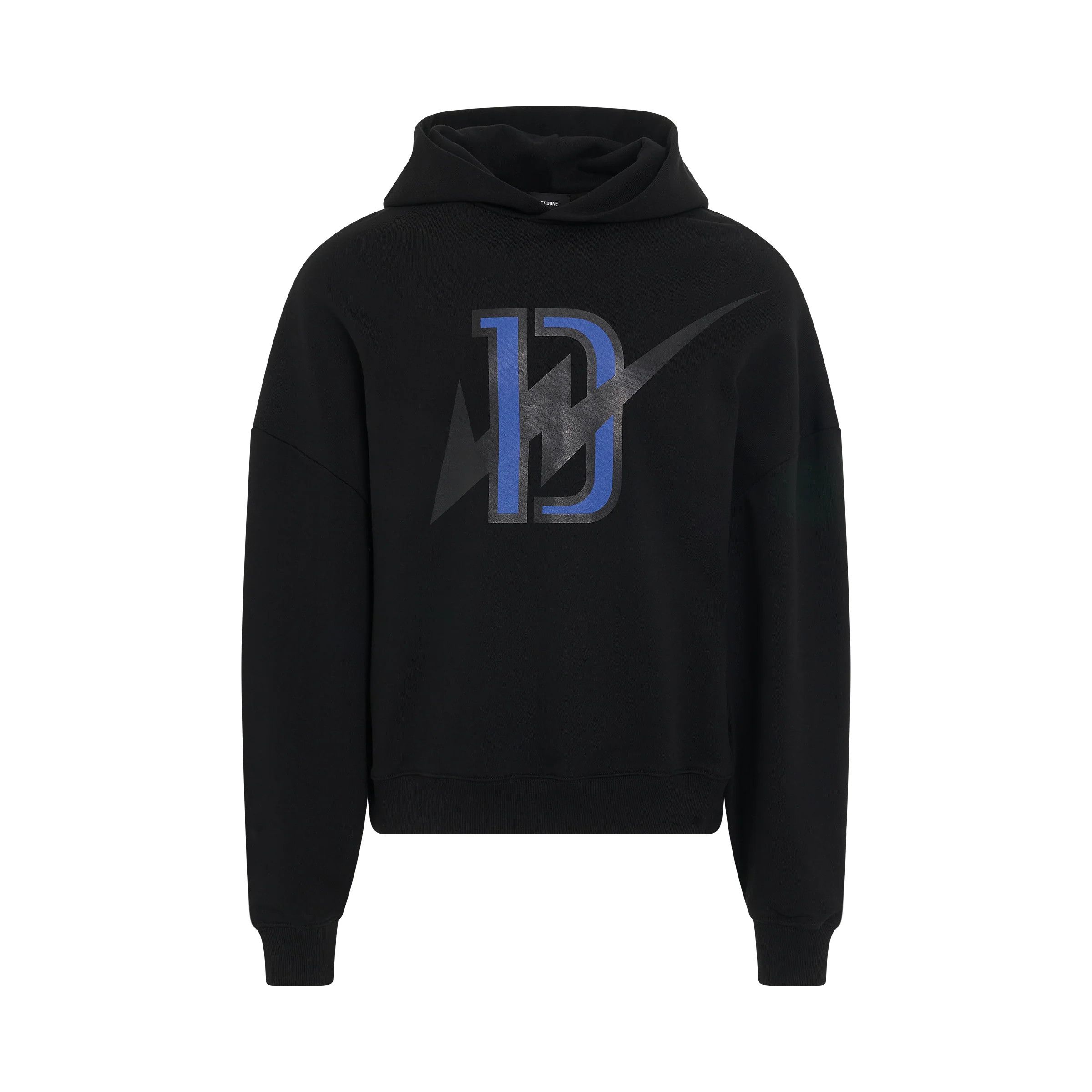 WE11DONE o1mris0824 D Logo Hoodie in Black Size US S / EU 44-46 / 1 - 1 Thumbnail