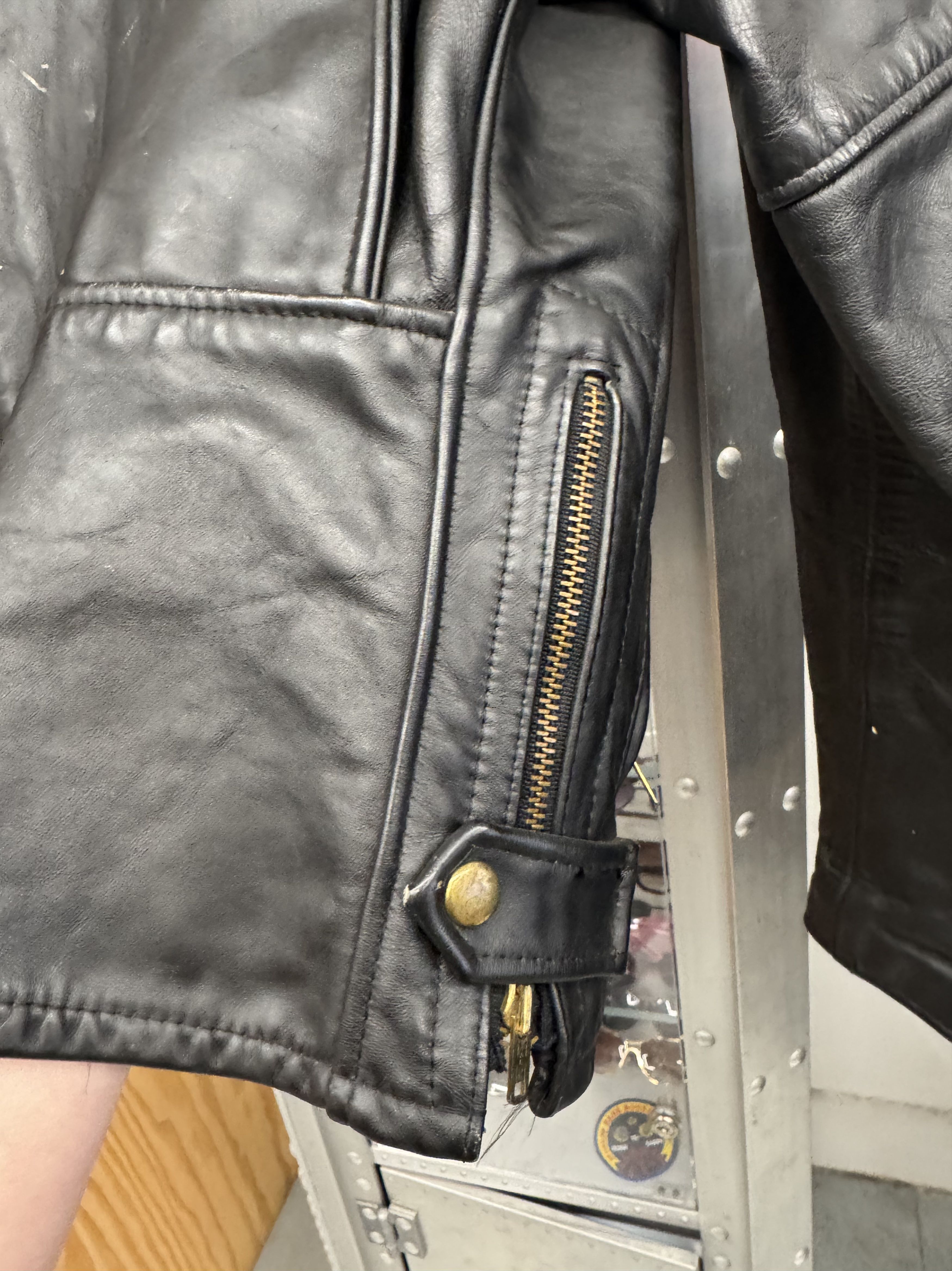 Other Vintage Leather Moto Jacket Size US S / EU 44-46 / 1 - 9 Thumbnail