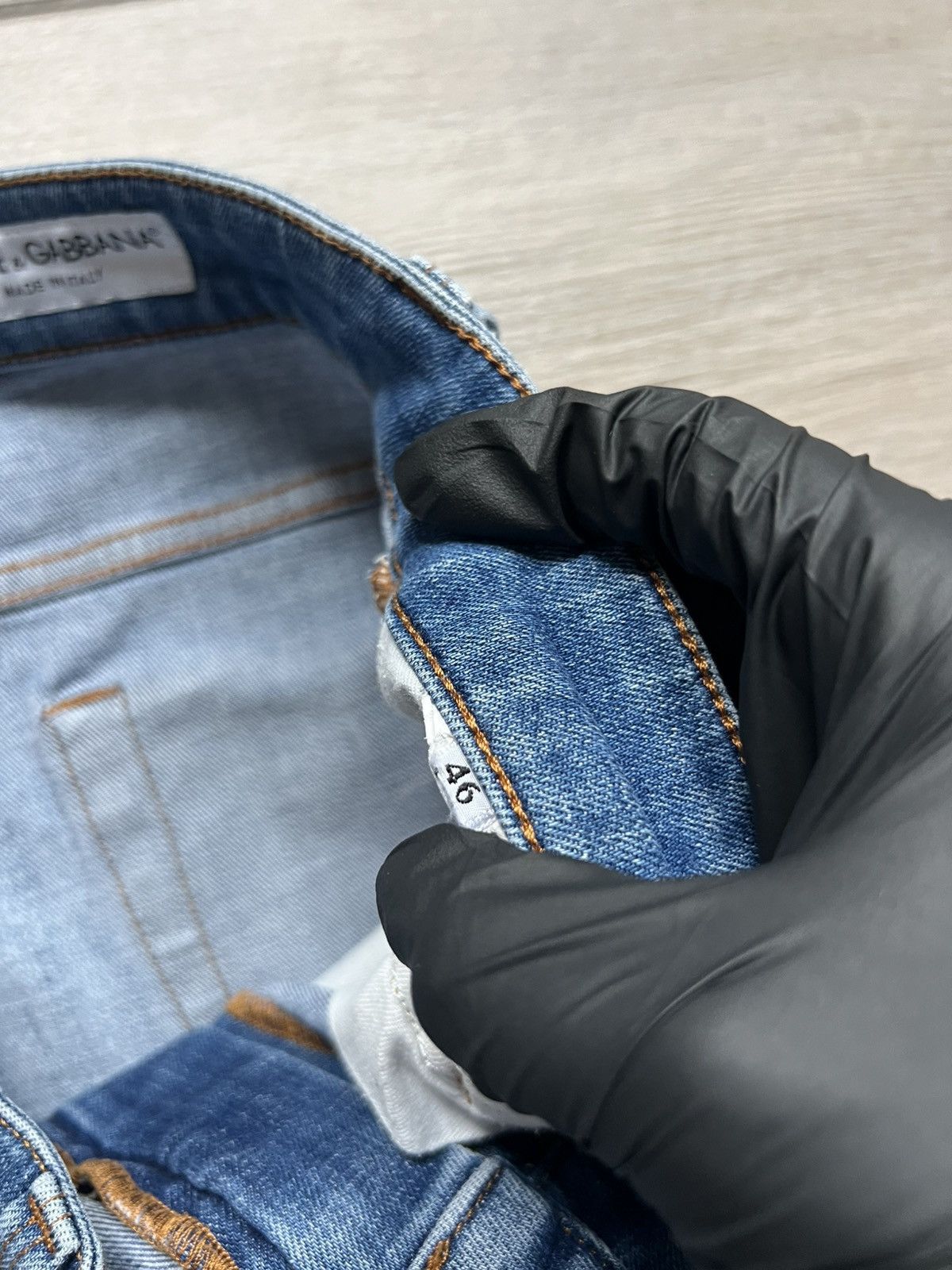 Dolce & Gabbana Vintage Dolce & Gabbana Denim Pants Mini Logo S Size Size US 31 - 11 Thumbnail