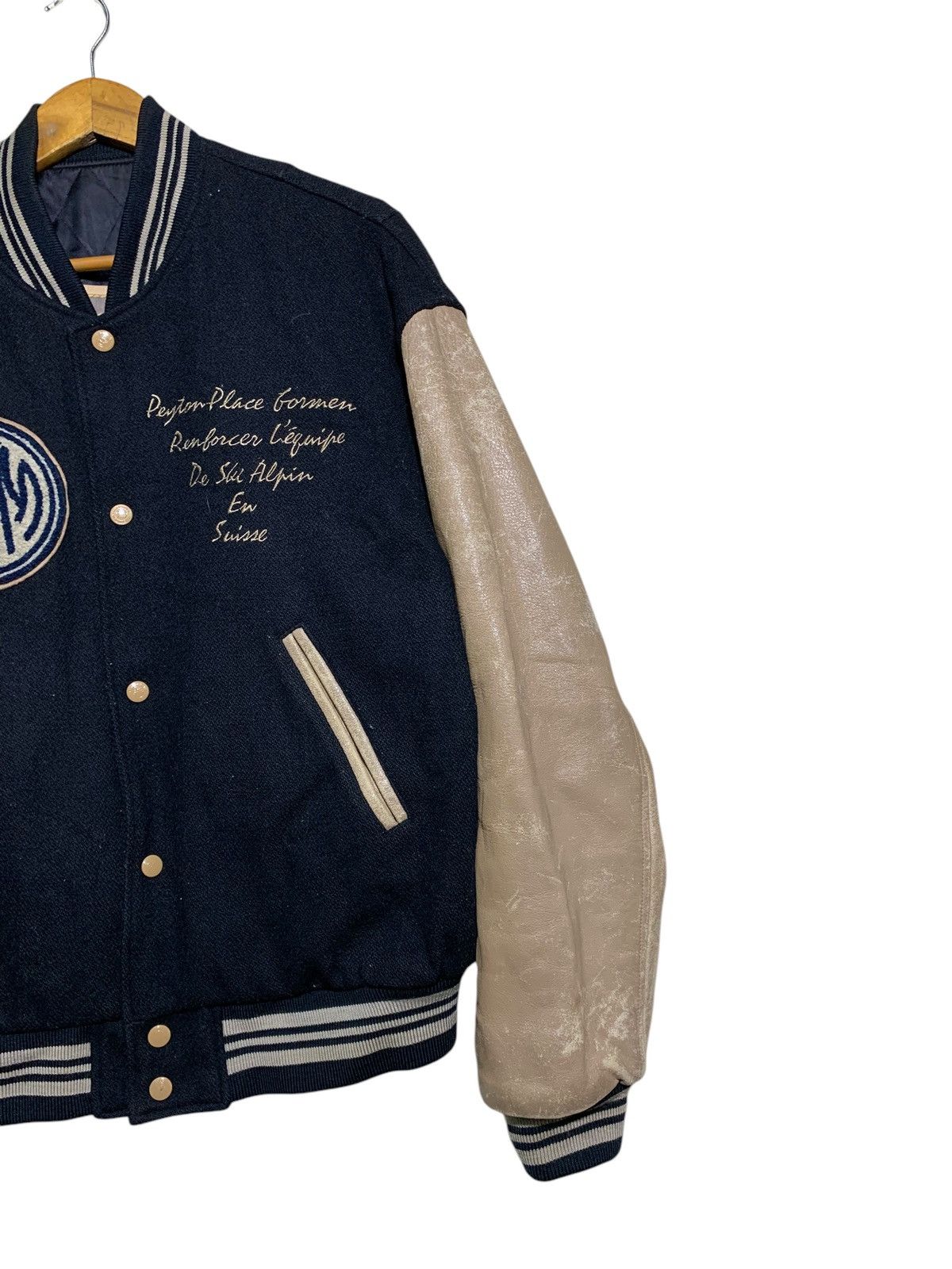 PPFM 🔥VTG PPFM VARSITY JACKETS WOOL/LEATHER Size US L / EU 52-54 / 3 - 3 Thumbnail