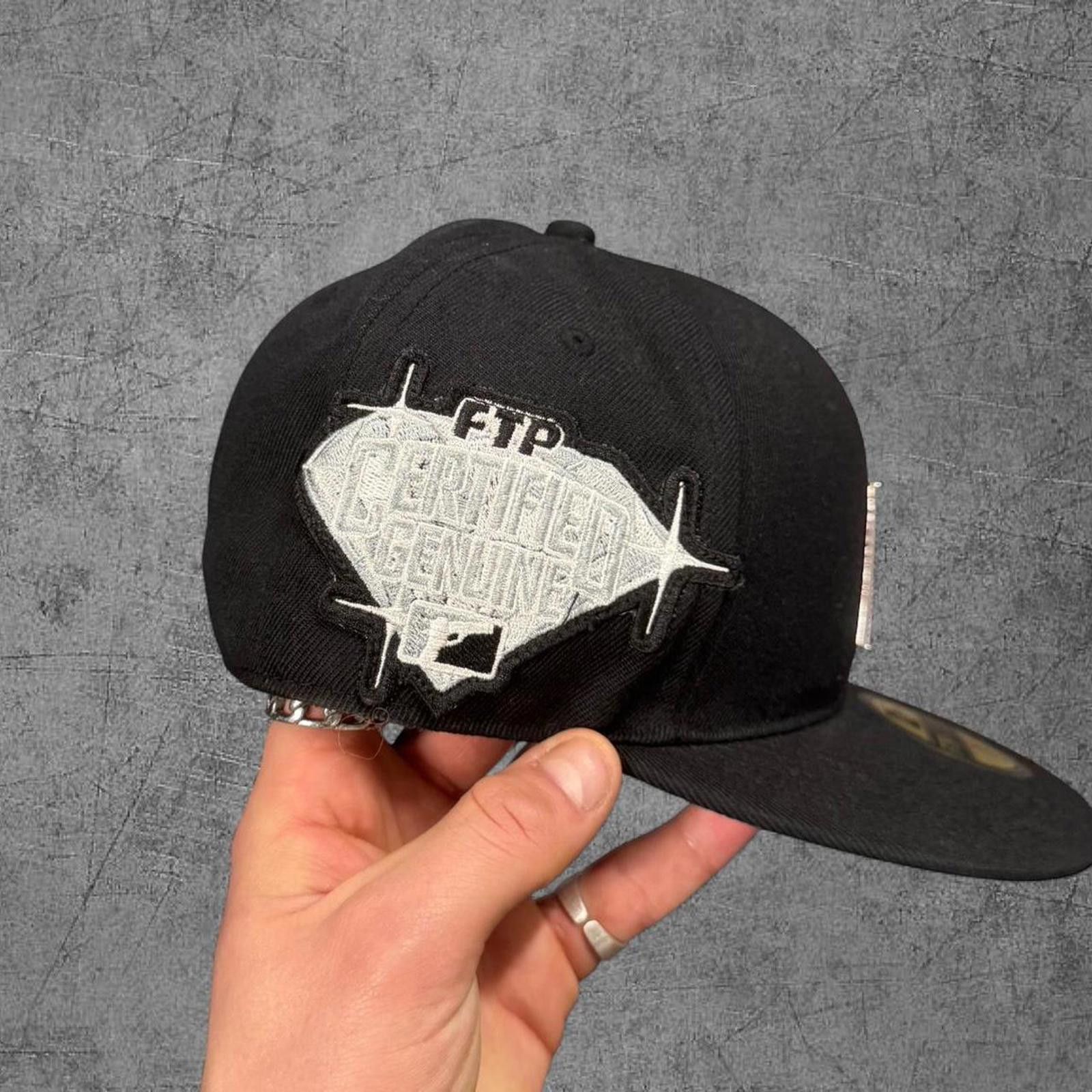 Fuck The Population FTP New Era Bedazzled Bling Fitted Size ONE SIZE - 3 Thumbnail