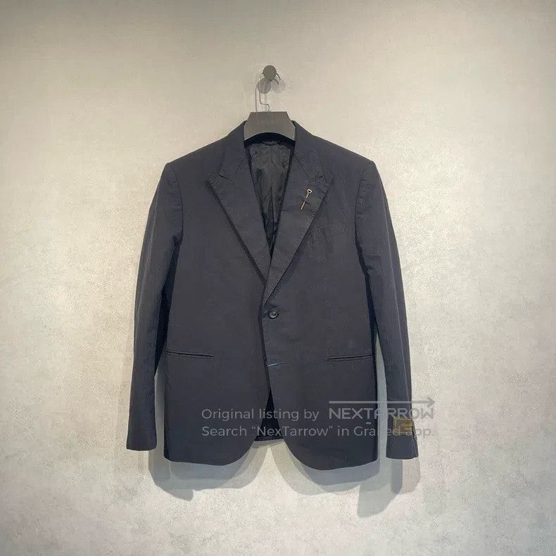 Louis Vuitton Louis Vuitton Dark logo full print suit jacket Size US L / EU 52-54 / 3 - 1 Thumbnail
