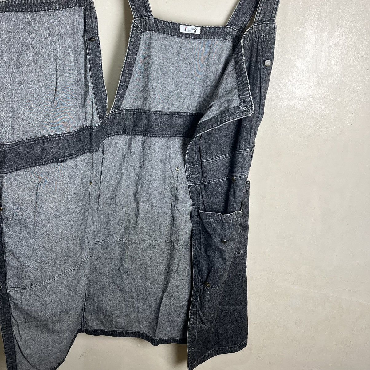 Issey Miyake 80's I.S Issey Miyake - Tsumori Chisato Denim Jumper Dress Size S / US 4 / IT 40 - 10 Thumbnail