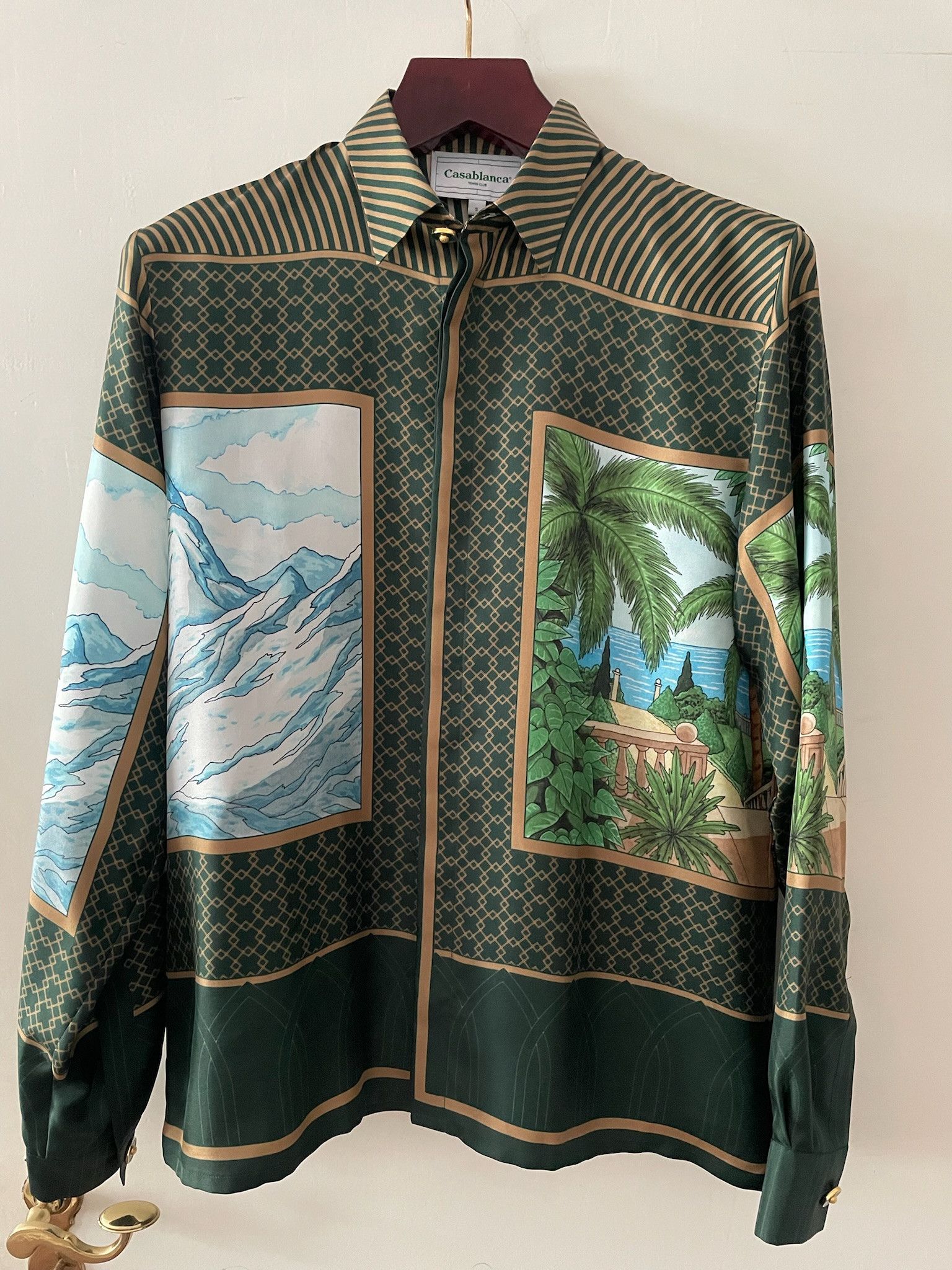 Casablanca Casablanca Silk Shirt Size US S / EU 44-46 / 1 - 1 Thumbnail