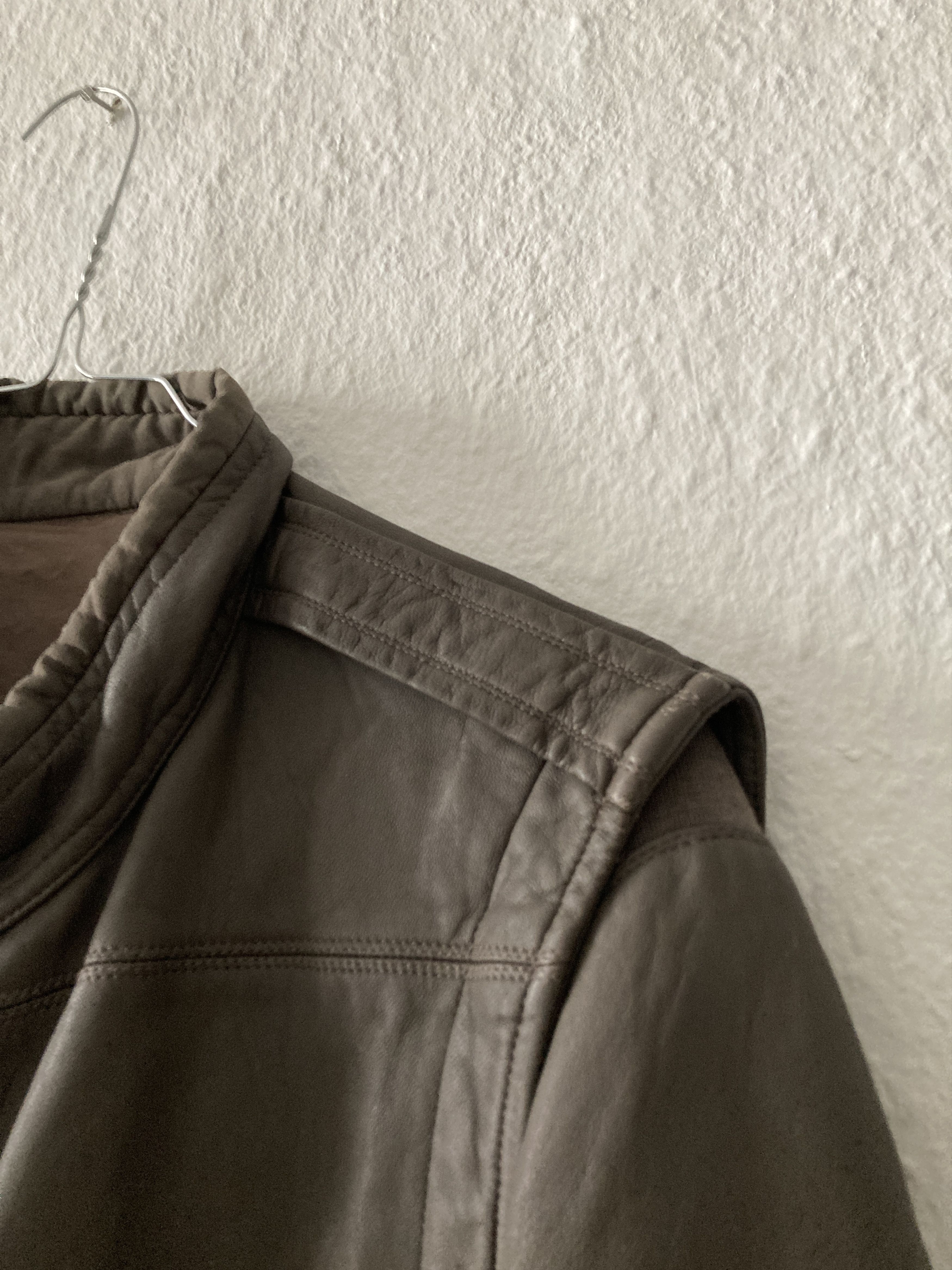 Rick Owens F/W 10 "GLEAM" F1 Pilot Lamb Leather Jacket XL Rick Owens Size US XL / EU 56 / 4 - 7 Thumbnail