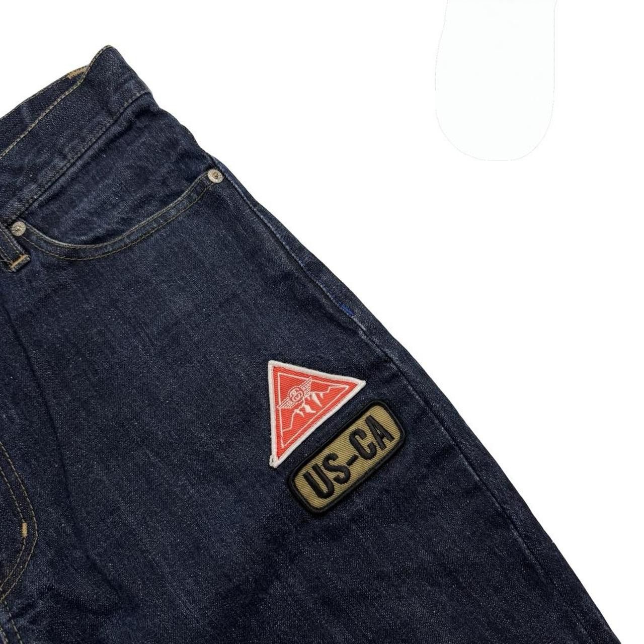 Stussy Vintage Stussy Embroidered Patch Denim Shorts Jorts Waist 35 Size US 35 - 6 Thumbnail