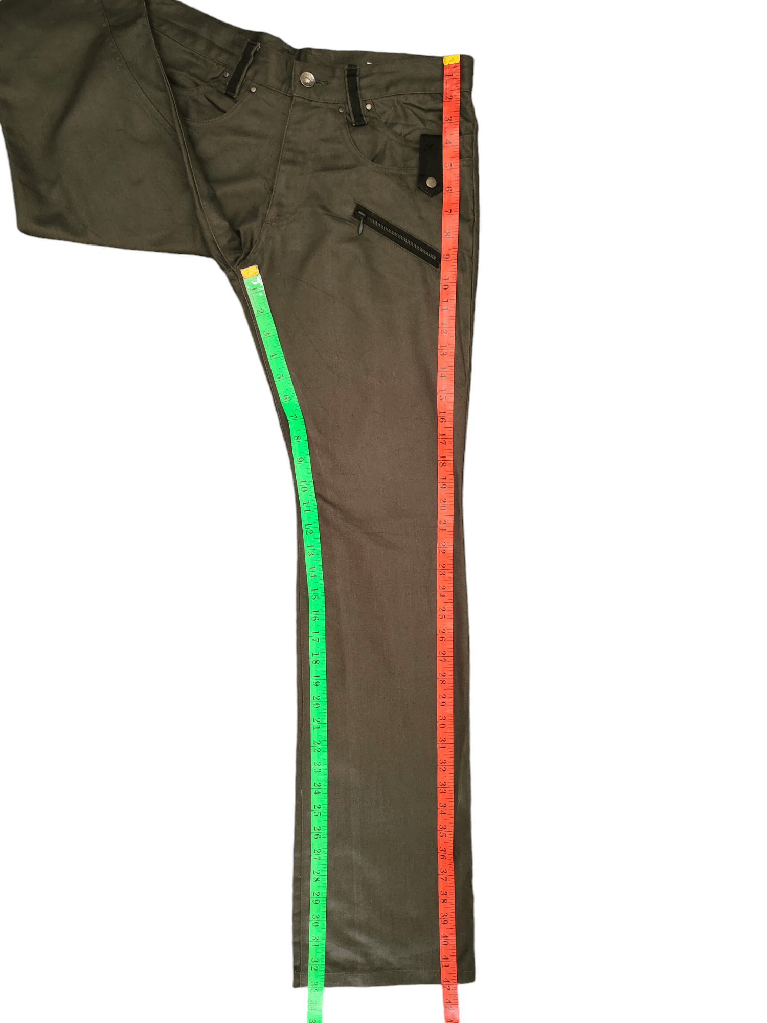 semanticdesign Flare Pants Semantic Design Buckle Back Trouser Bootcut Y2k Size US 31 - 10 Thumbnail